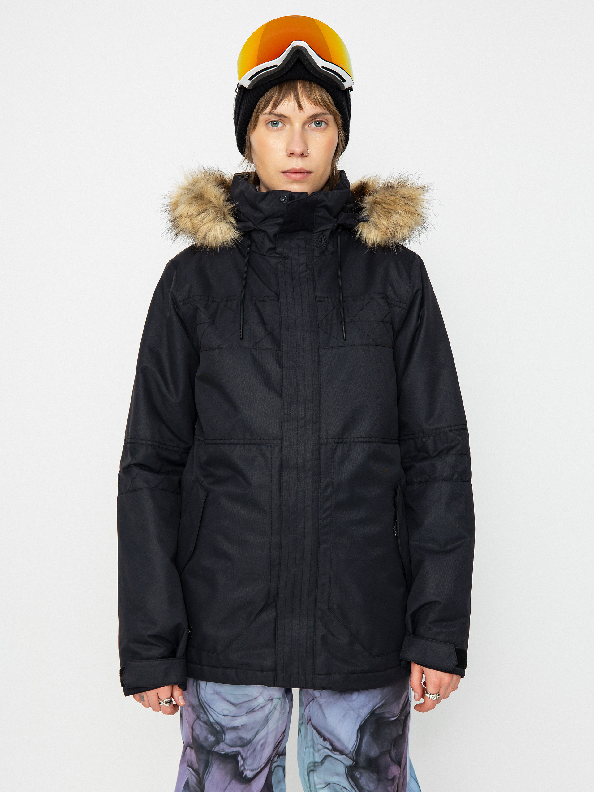 Snowboardová bunda Volcom Fawn Ins Wmn (black)