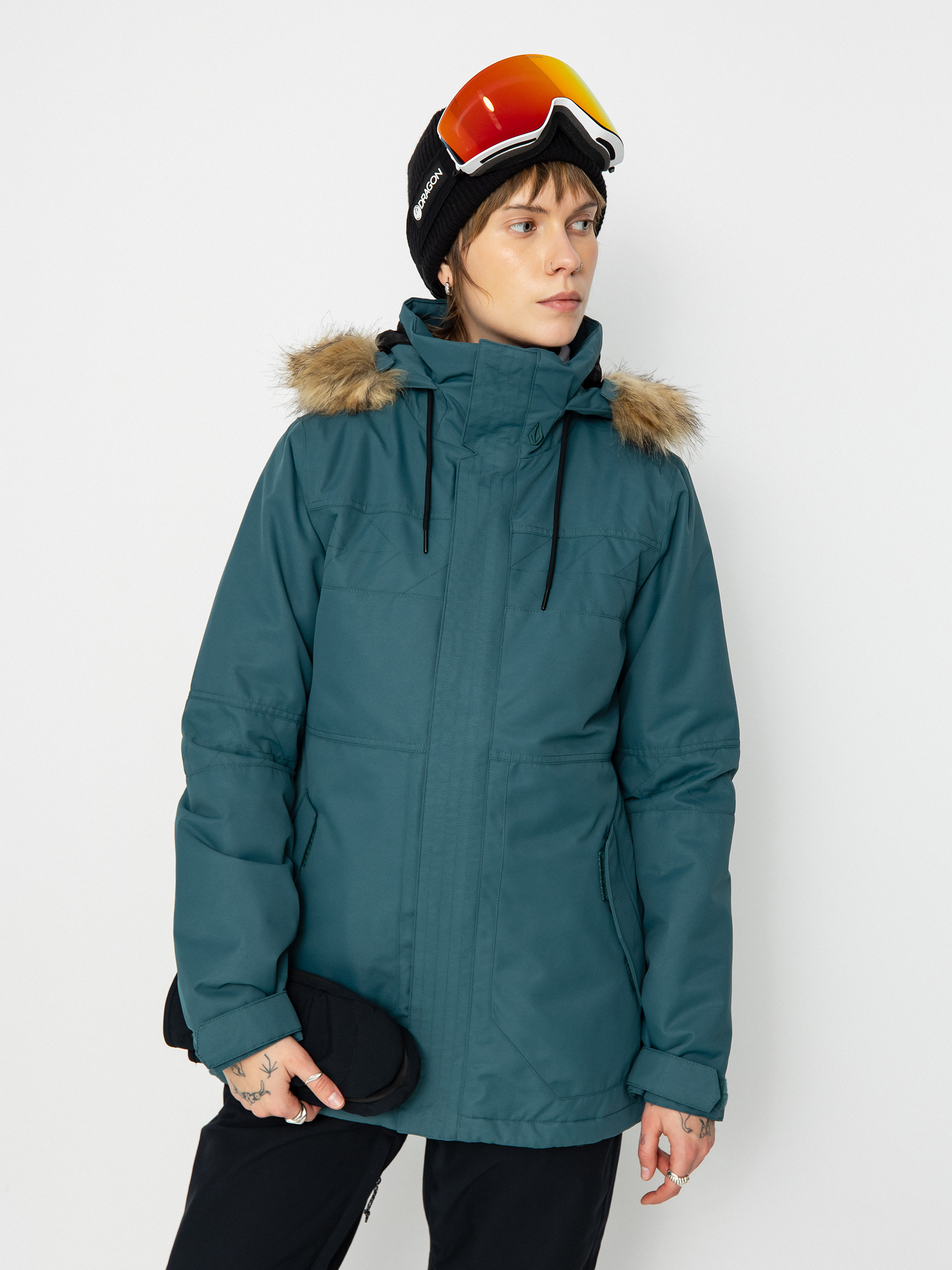 Dámská Snowboardová bunda Volcom Fawn Ins (balsam)