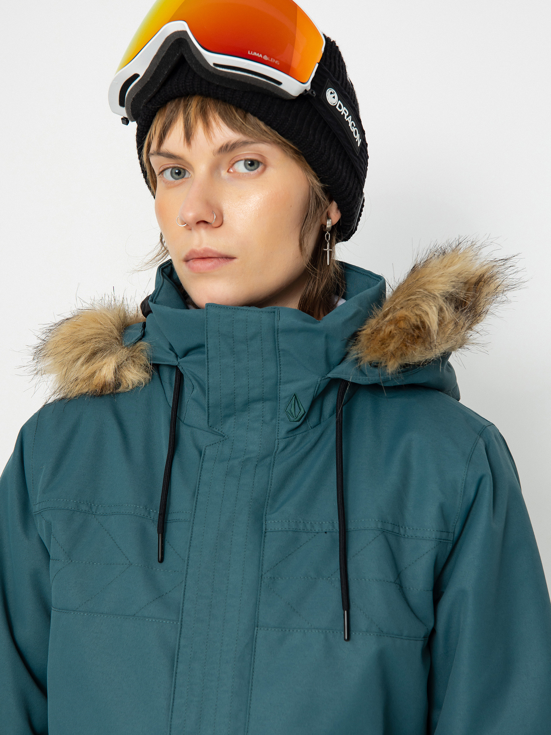 Dámská Snowboardová bunda Volcom Fawn Ins (balsam)