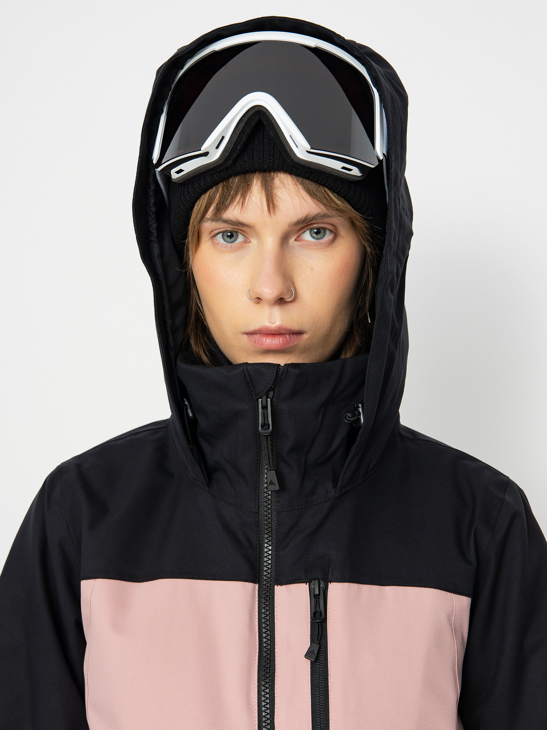 Dámská Snowboardová bunda Burton Lelah (true black/powder blush)