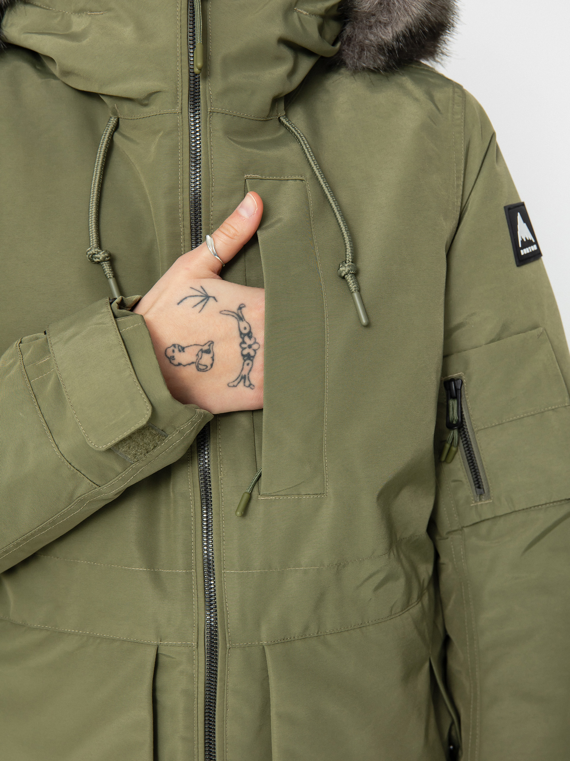 Dámská Snowboardová bunda Burton Saxton Parka (forest moss)