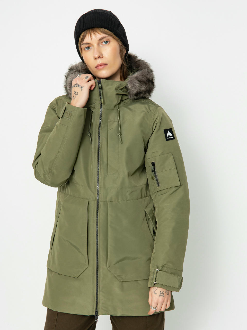 Dámská Snowboardová bunda Burton Saxton Parka (forest moss)