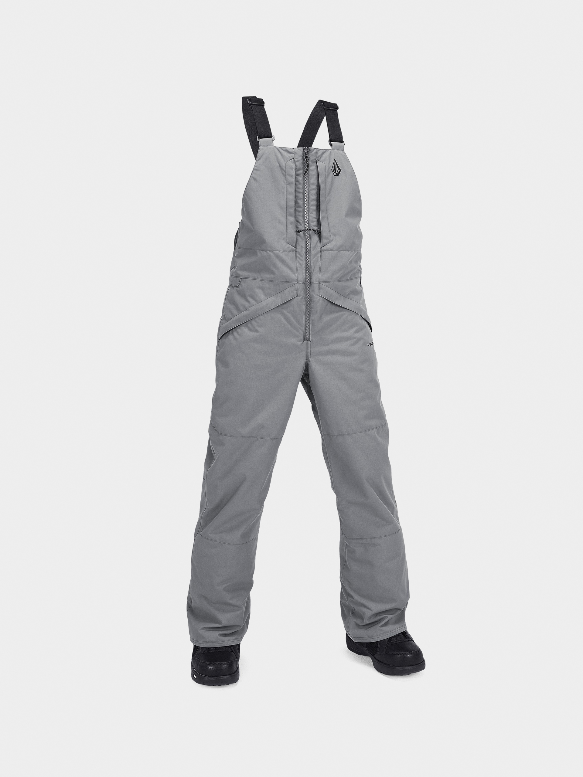 Snowboardovu00e9 kalhoty Volcom Barkley Ins Bib Overall JR (storm grey)