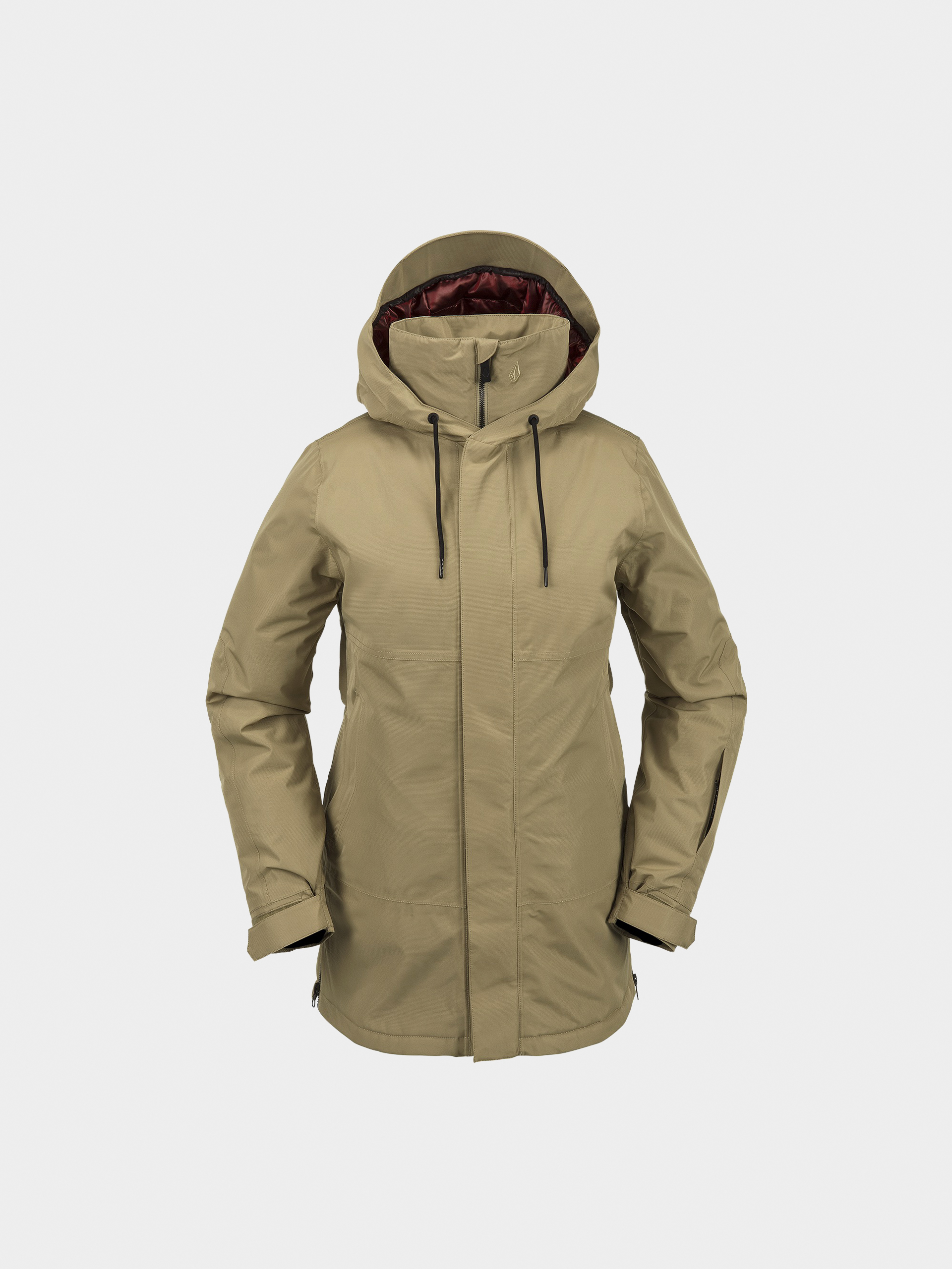 Dámská Snowboardová bunda Volcom Paxson 2L Tds Inf Parka (dark khaki)