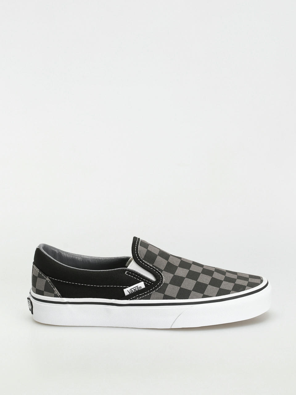 Boty Vans Classic Slip On (black/pewter checkerboard)