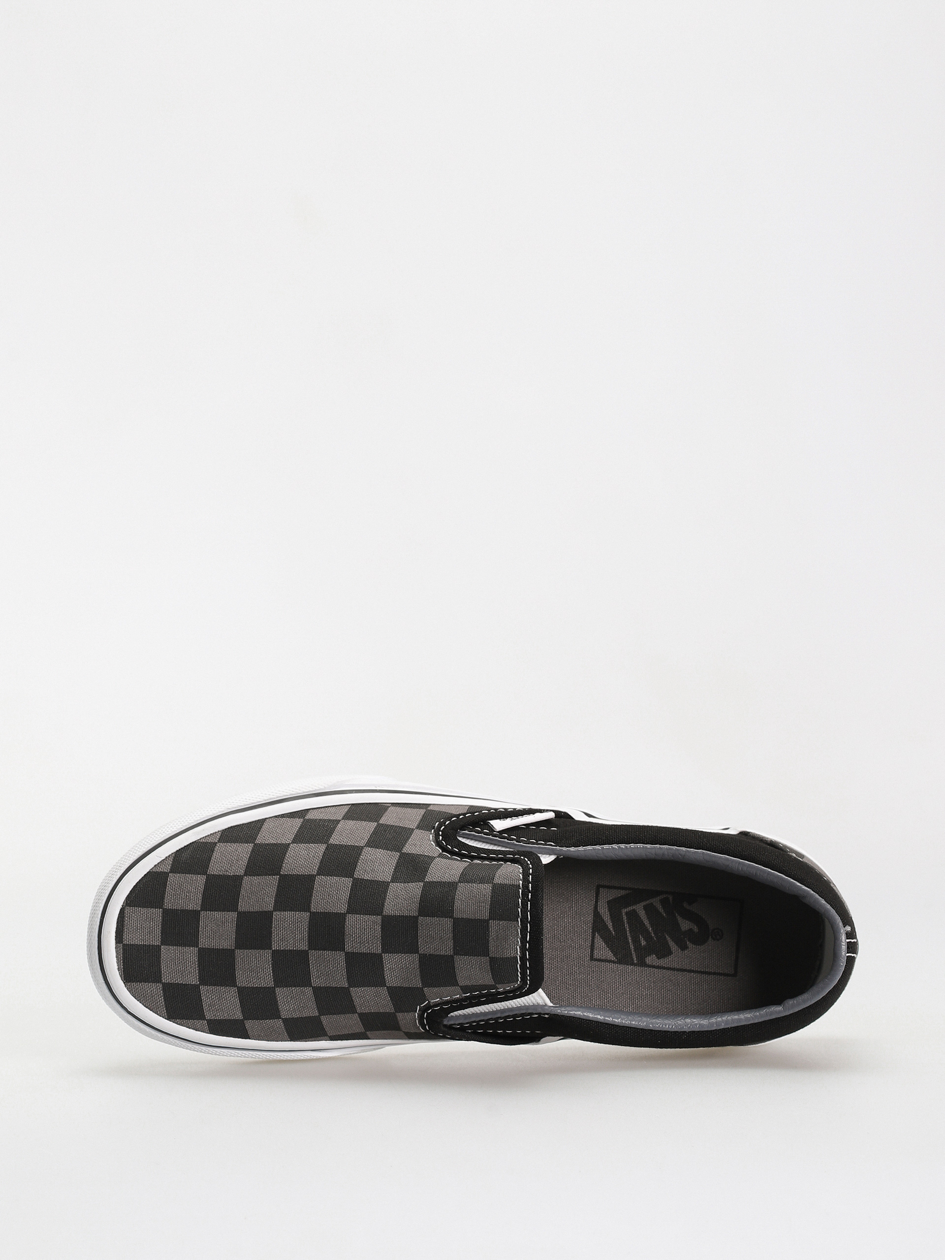 Boty Vans Classic Slip On (black/pewter checkerboard)