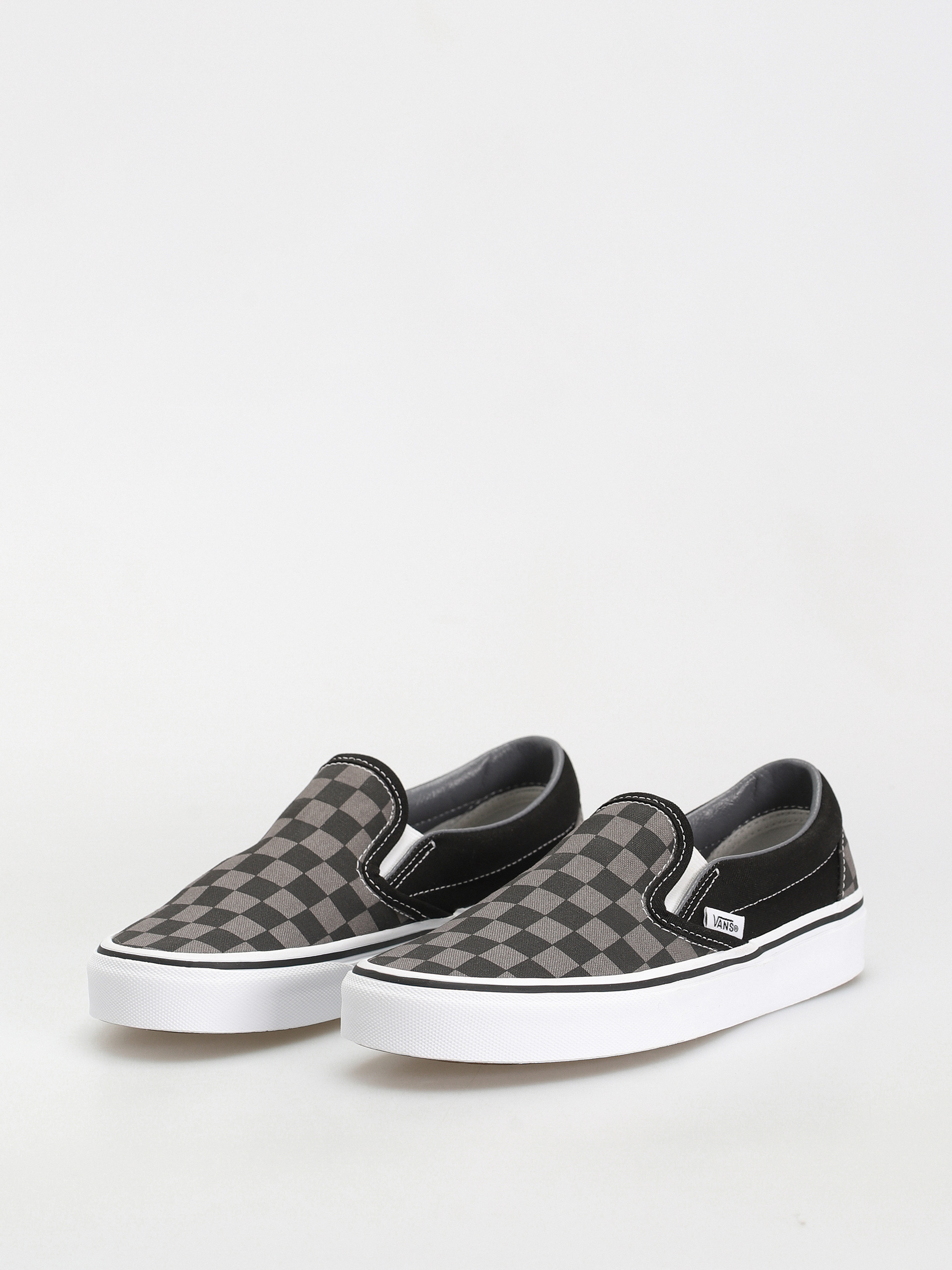 Boty Vans Classic Slip On (black/pewter checkerboard)