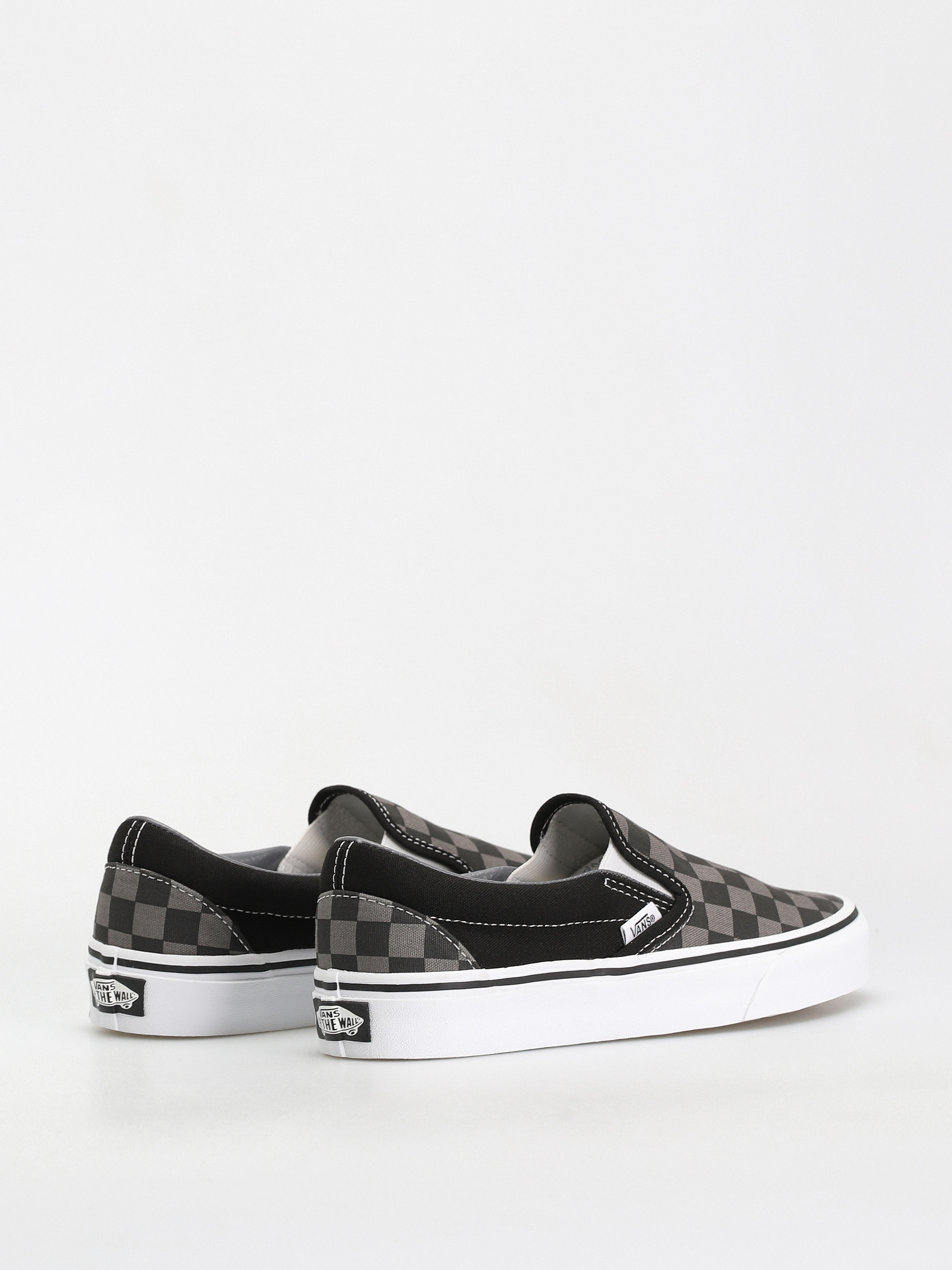 Boty Vans Classic Slip On (black/pewter checkerboard)