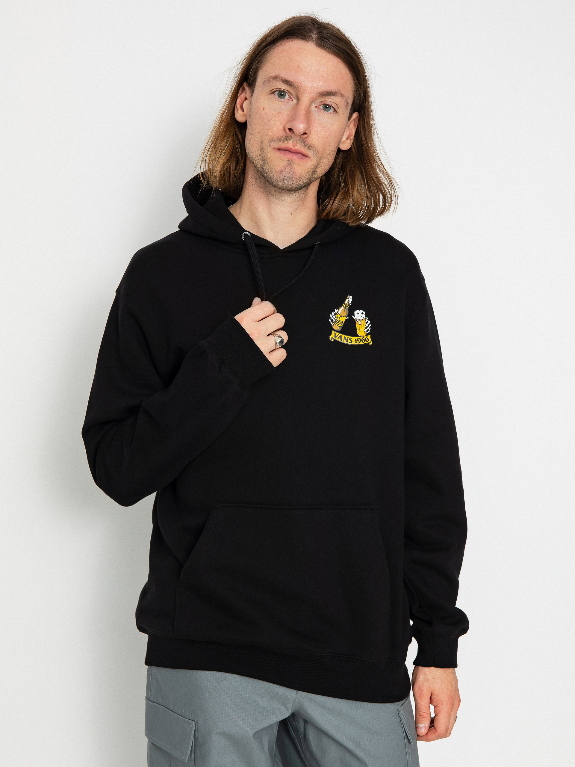 Mikina s kapucí Vans Freezing Cold HD (black)