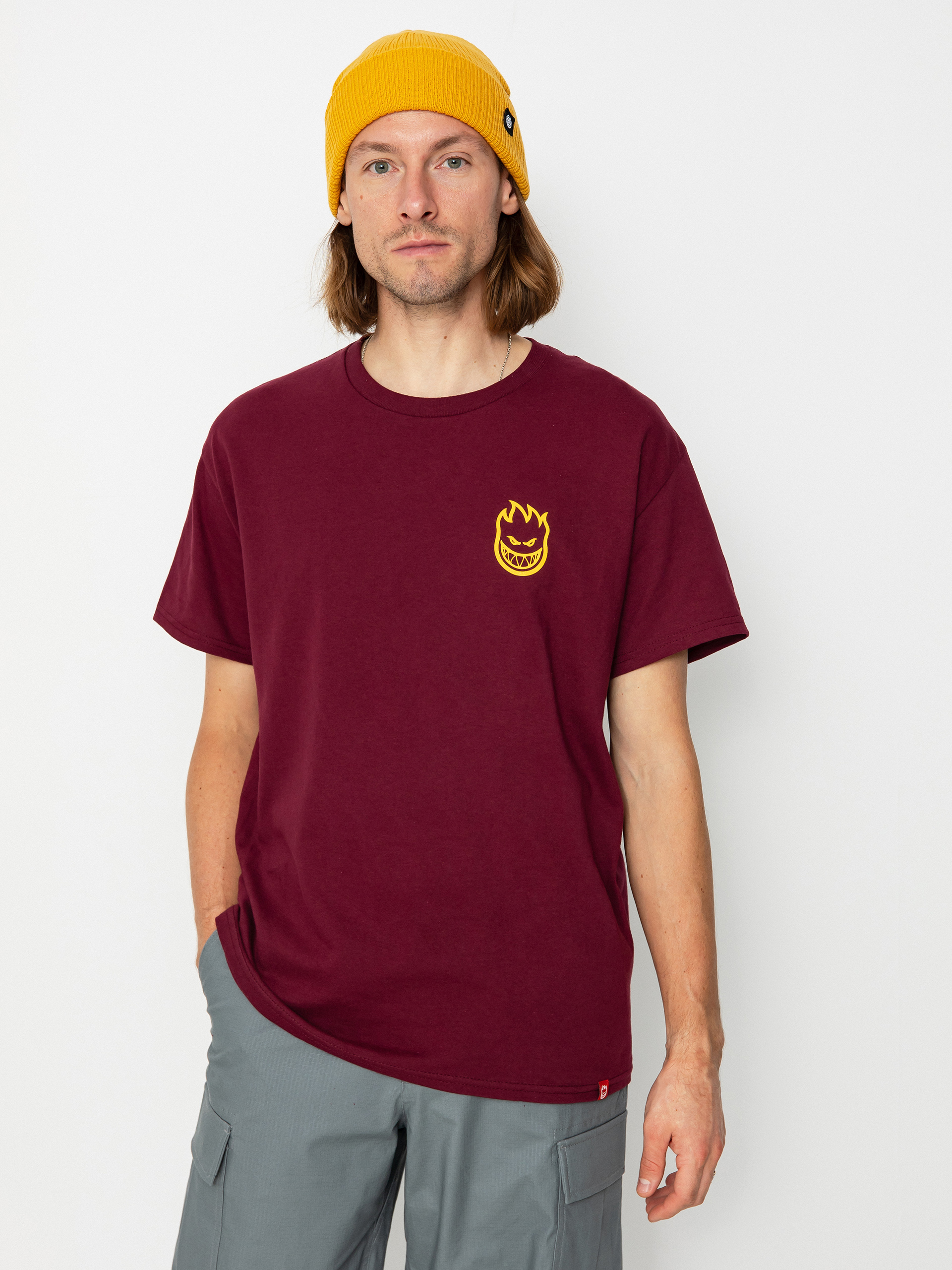 Tričko Spitfire Lil Bghd (maroon/gold)
