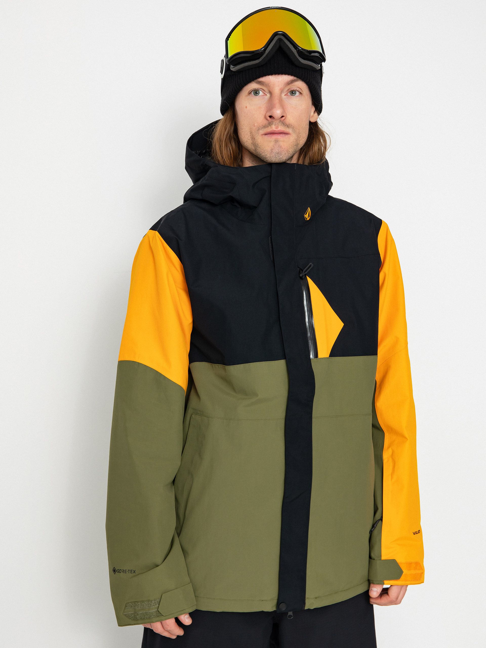 Pánská Snowboardová bunda Volcom L Ins Gore Tex (gold)