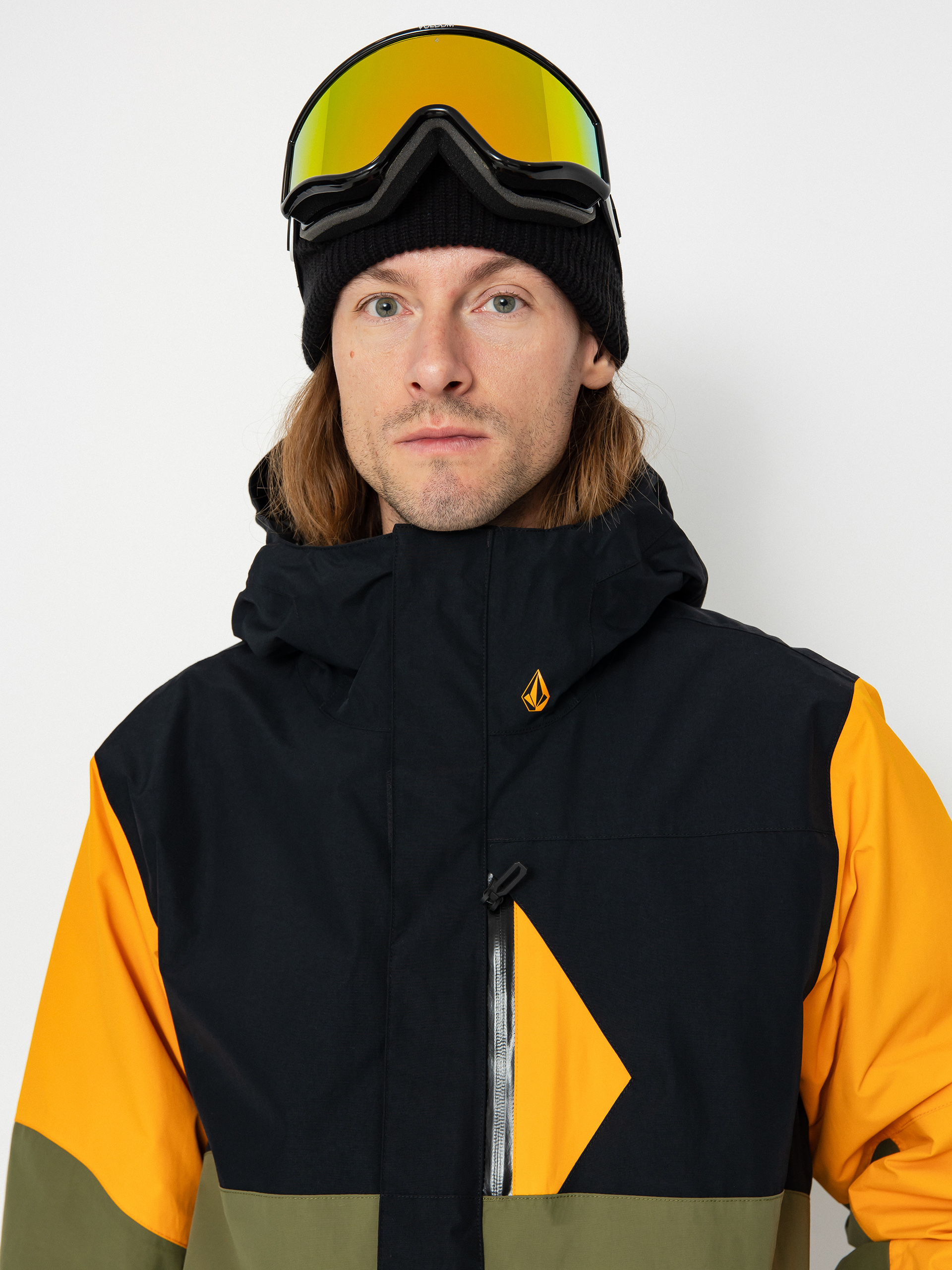 Pánská Snowboardová bunda Volcom L Ins Gore Tex (gold)