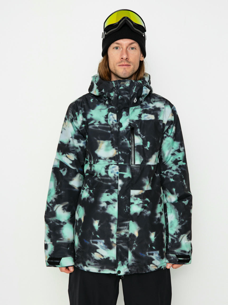 Snowboardová bunda Volcom L Ins Gore Tex (spritz black)