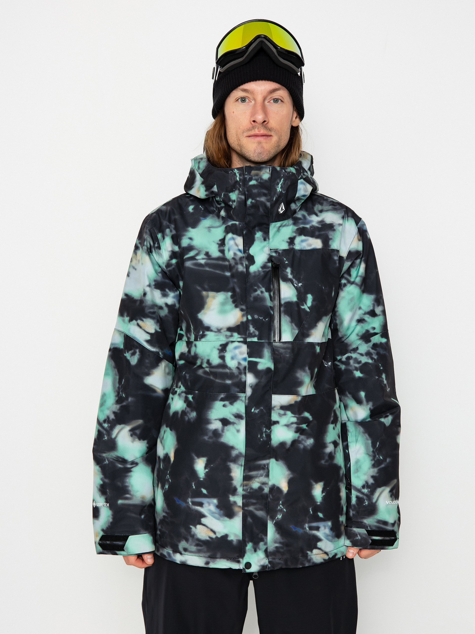 Pánská Snowboardová bunda Volcom L Ins Gore Tex (spritz black)