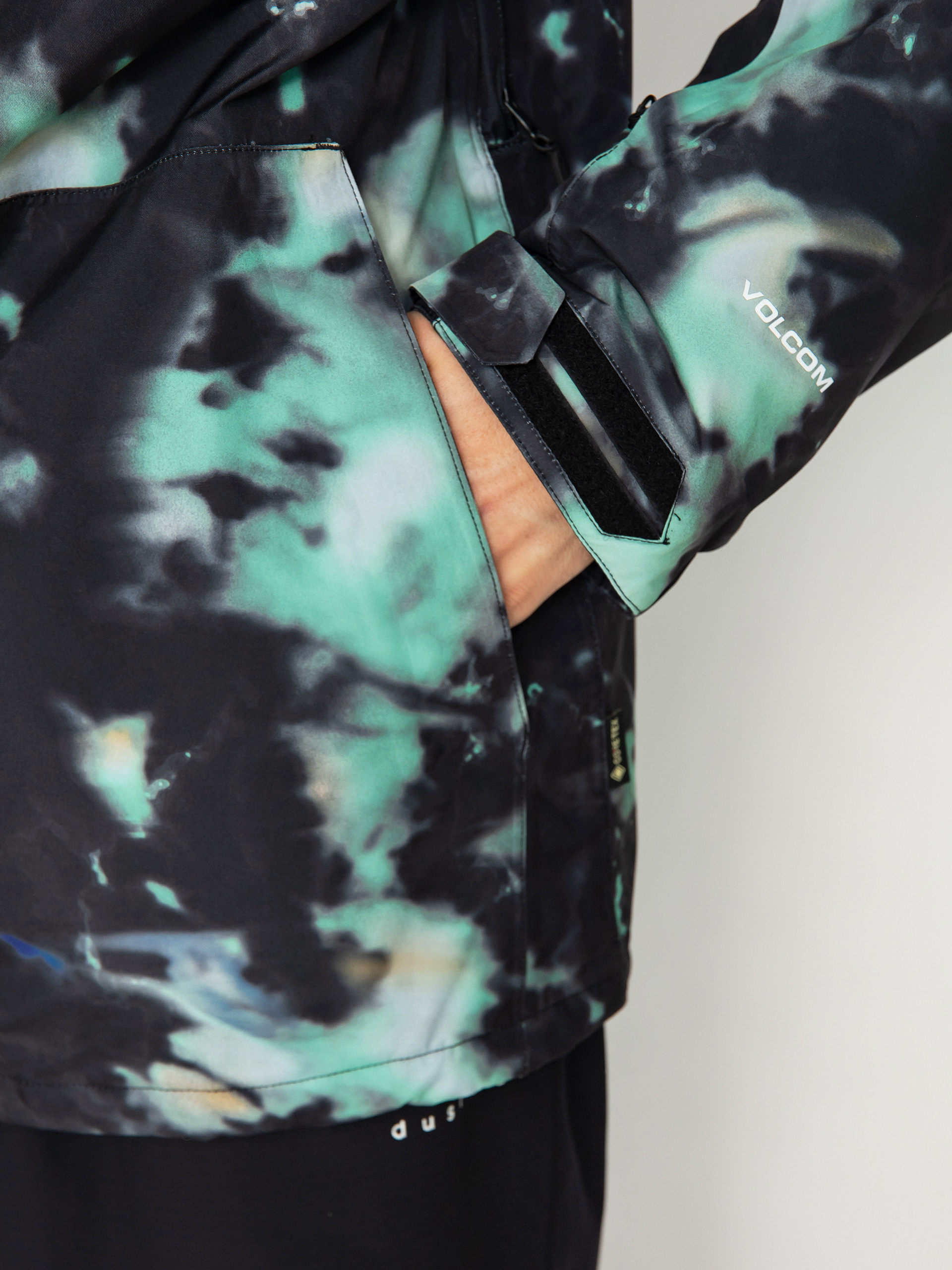 Pánská Snowboardová bunda Volcom L Ins Gore Tex (spritz black)