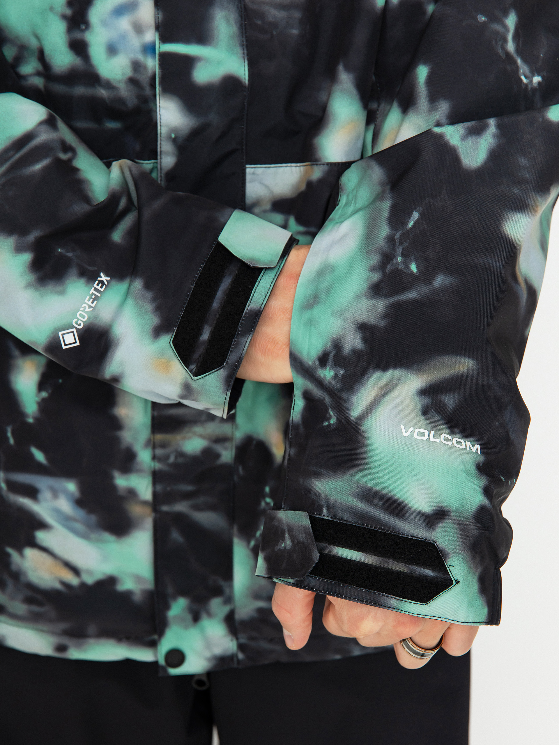 Pánská Snowboardová bunda Volcom L Ins Gore Tex (spritz black)