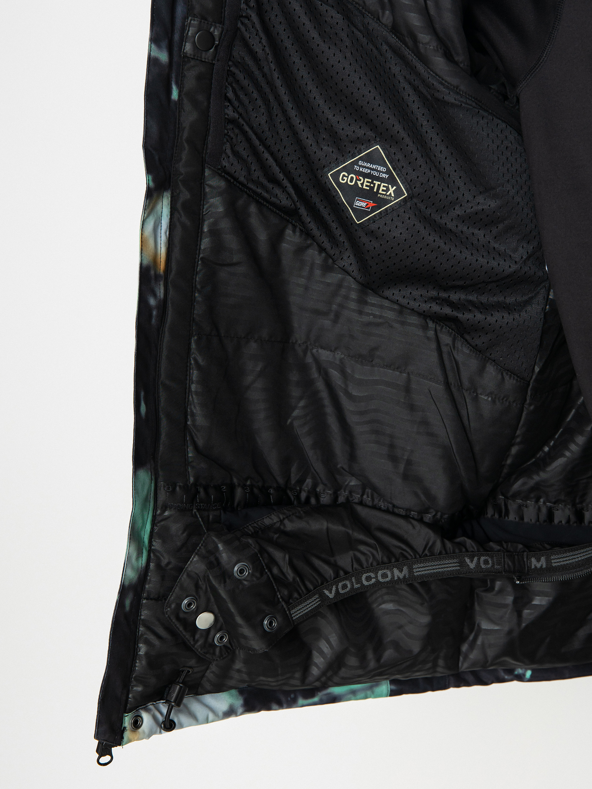 Pánská Snowboardová bunda Volcom L Ins Gore Tex (spritz black)