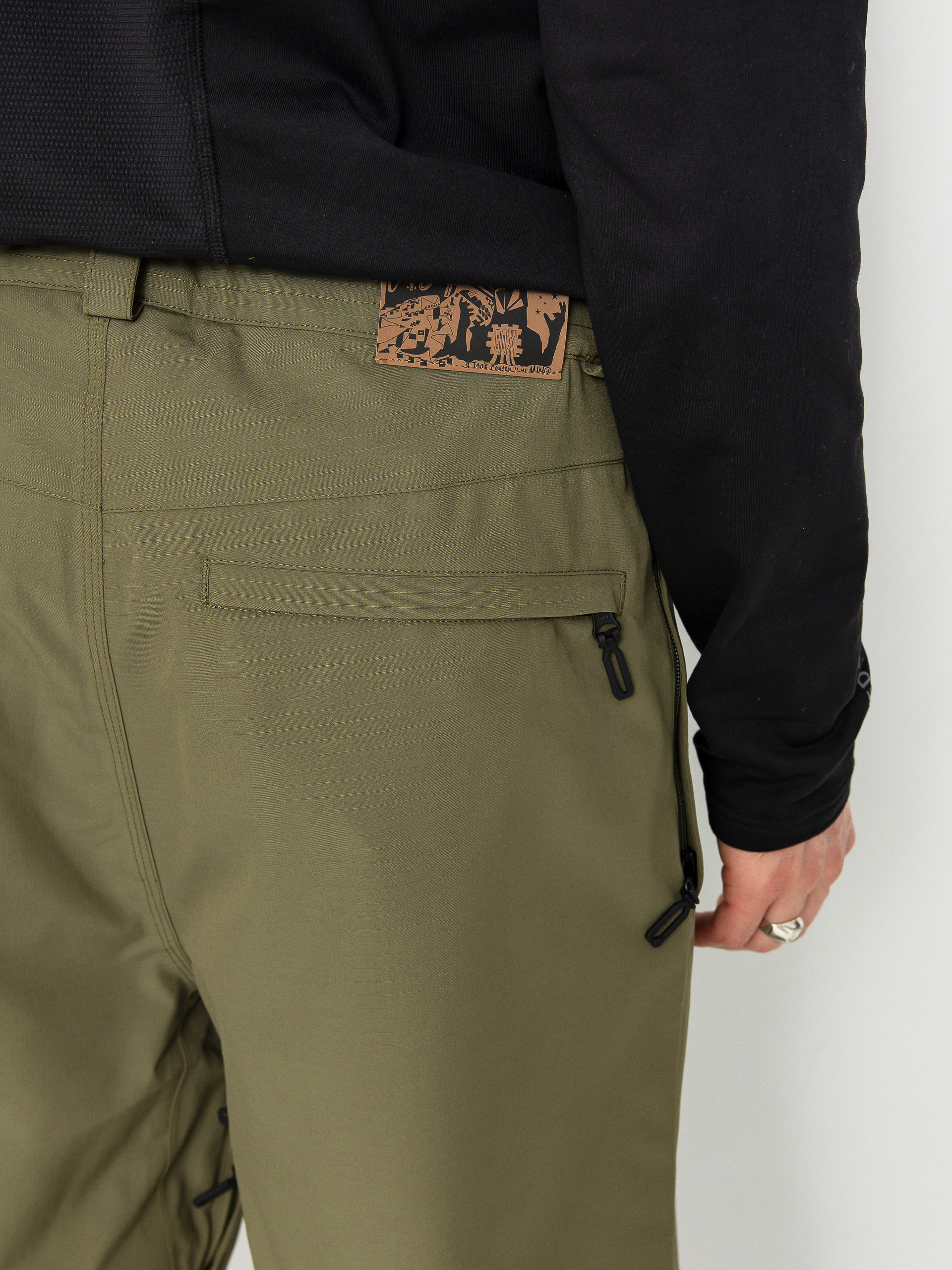 Pánské Snowboardové kalhoty Volcom Vlcmxdustbox (military)