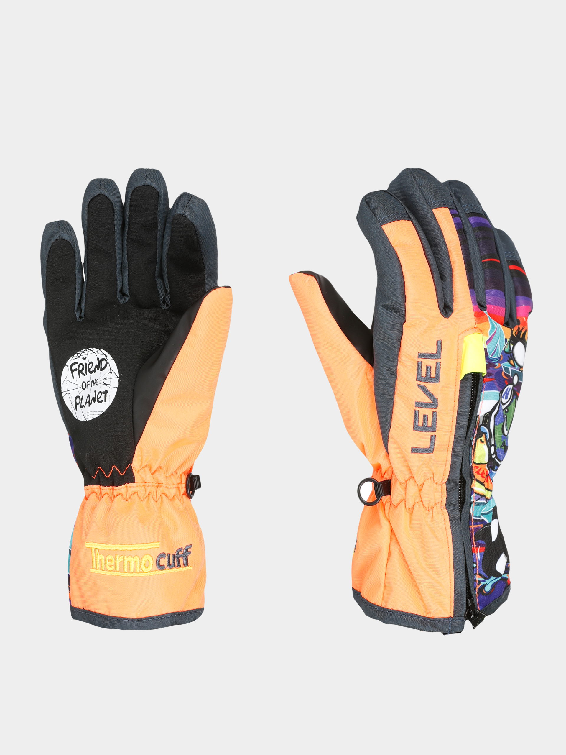 Rukavice Level Dudy JR (orange)