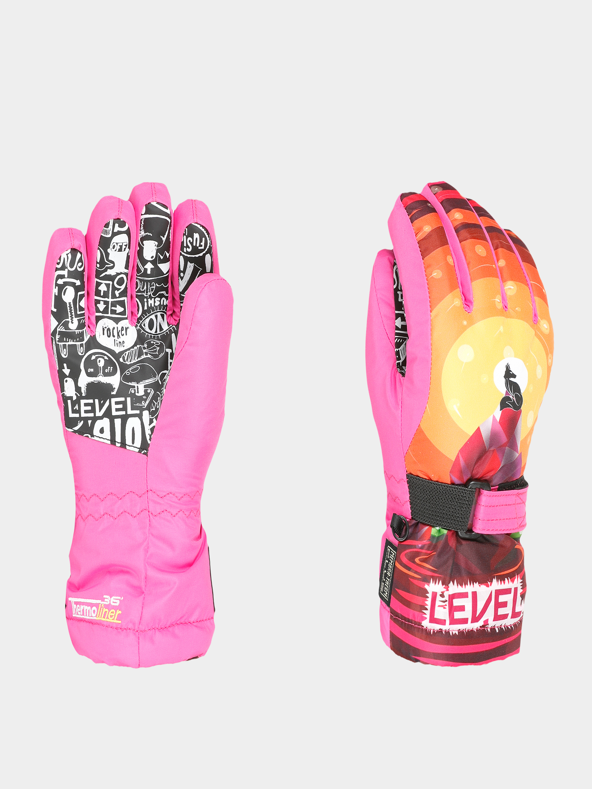 Rukavice Level Junior JR (fucsia)