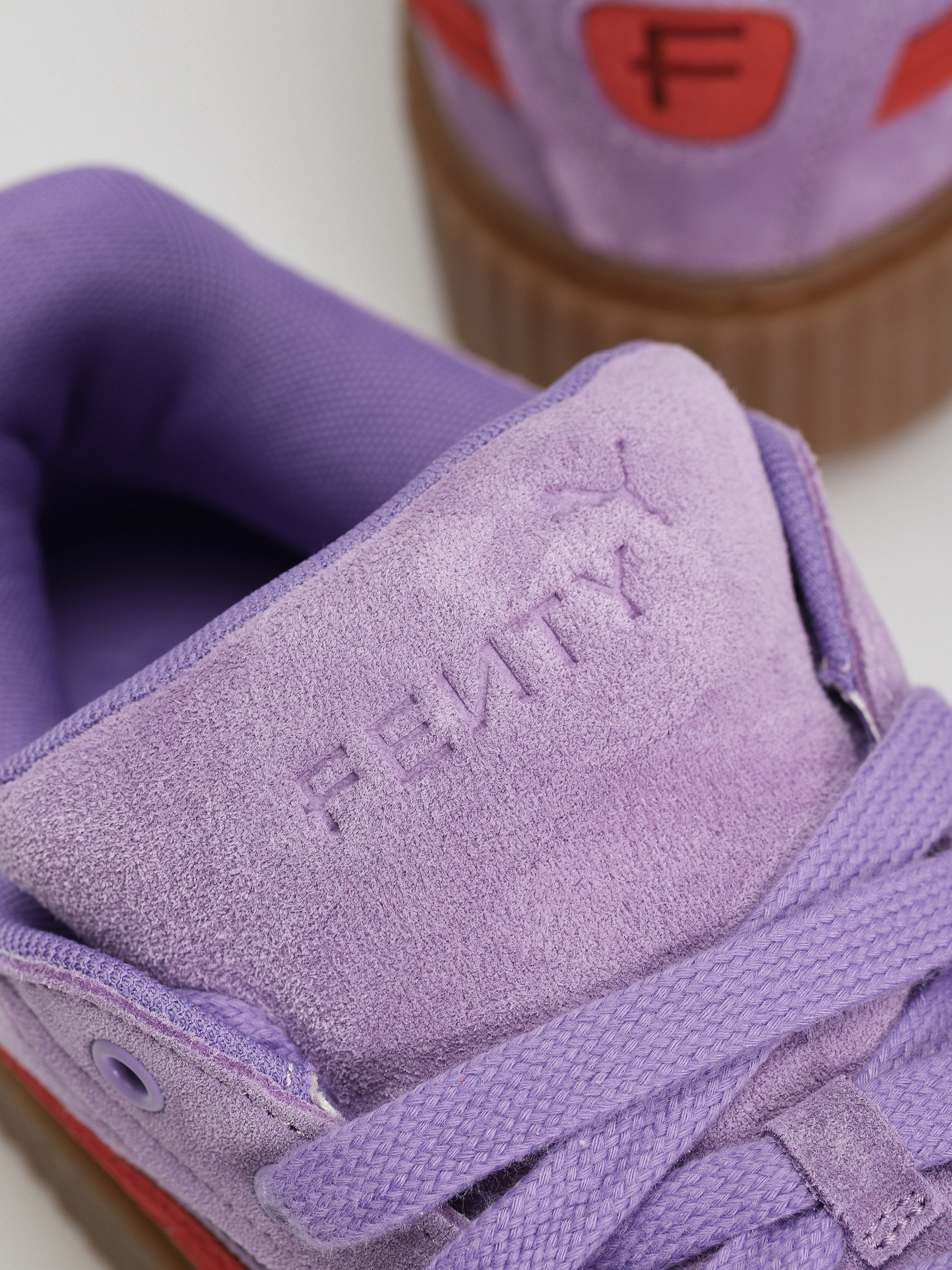 Boty Puma X Fenty Creeper Fenty (alert burnt red g)