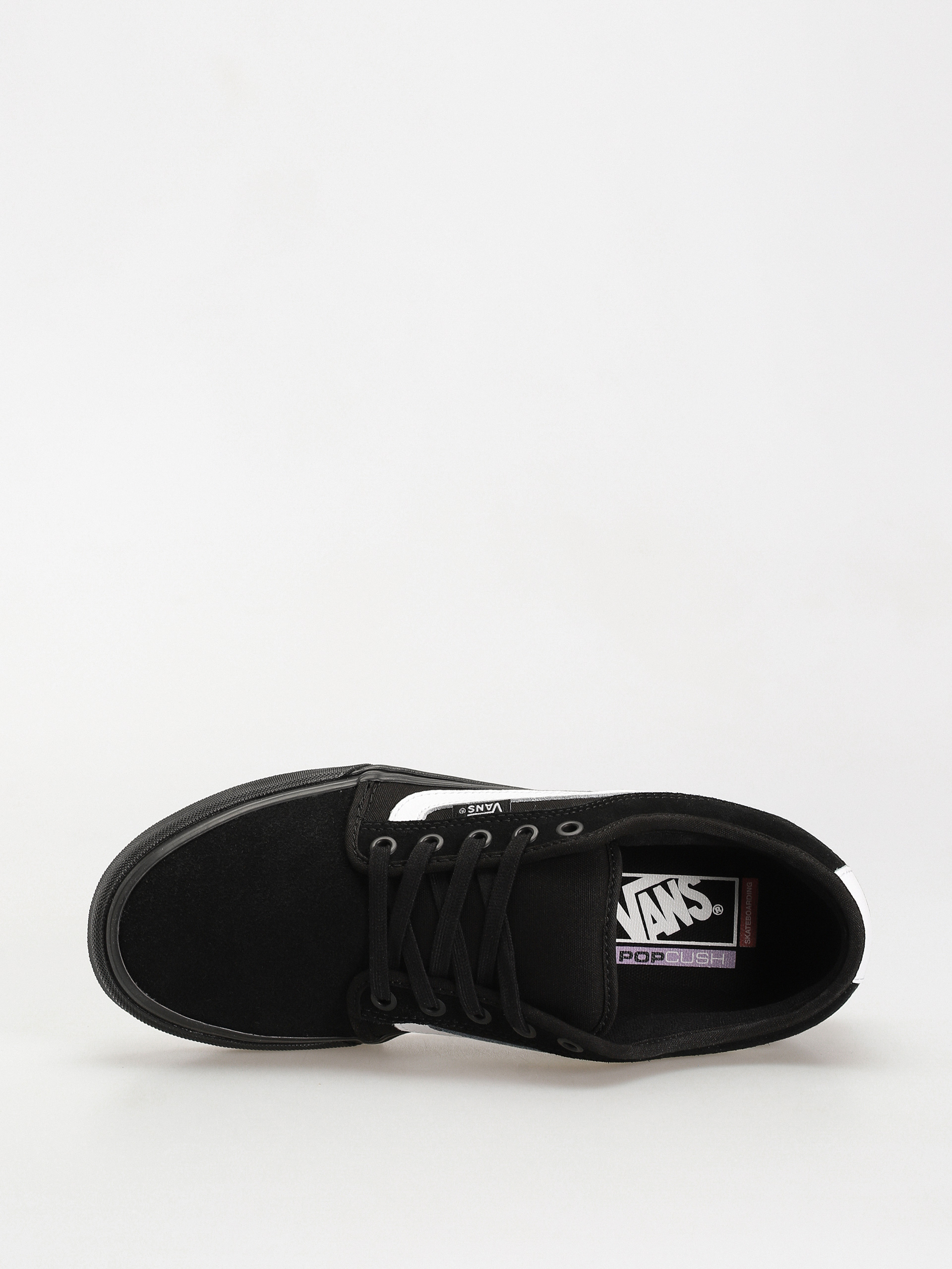 Boty Vans Chukka Low Sidestripe (black/black/white)