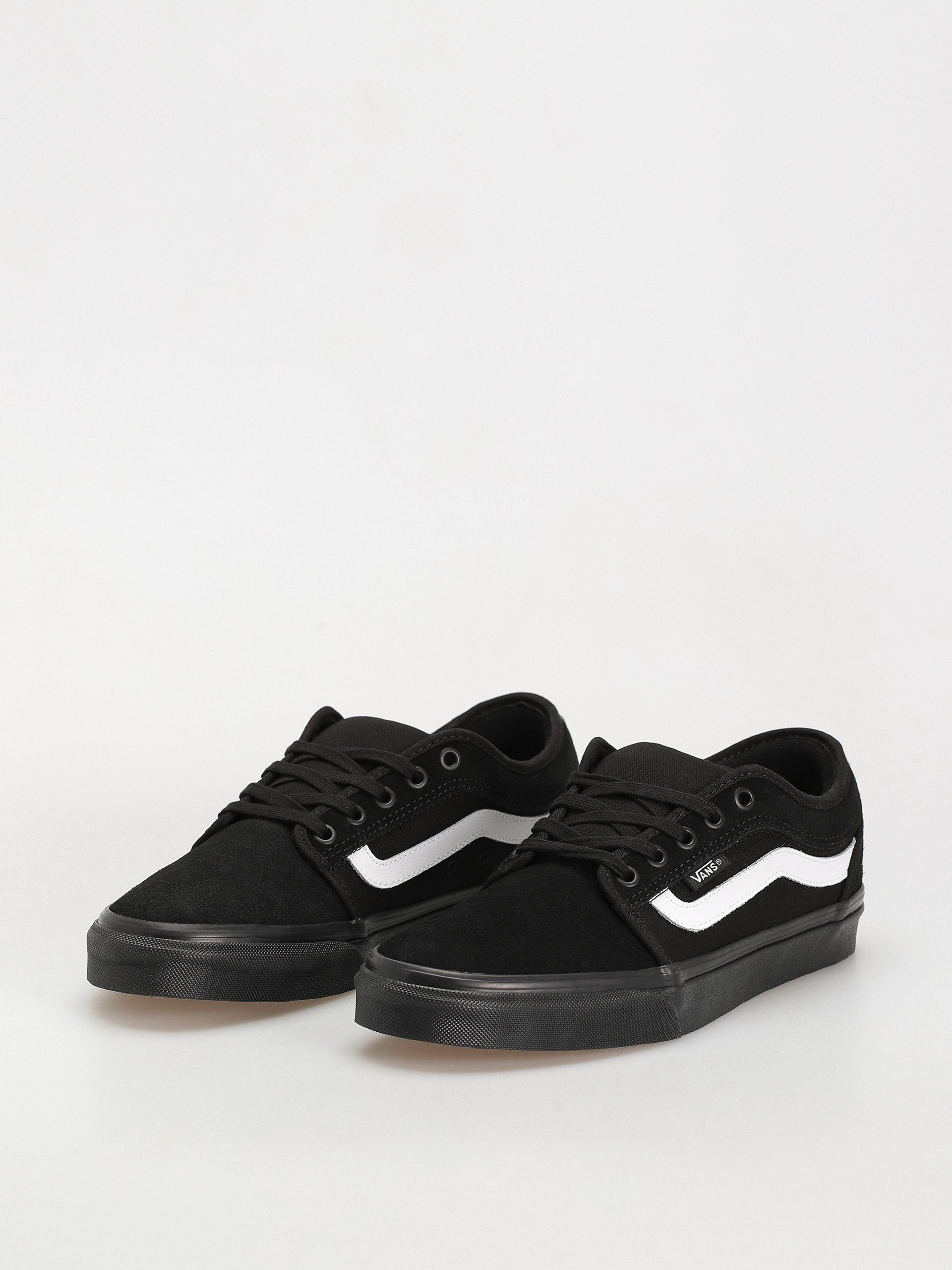 Boty Vans Chukka Low Sidestripe (black/black/white)