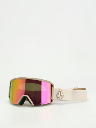 Brýle na snowboard Volcom Garden (khakiest/sand/pink chrome+bl yellow)