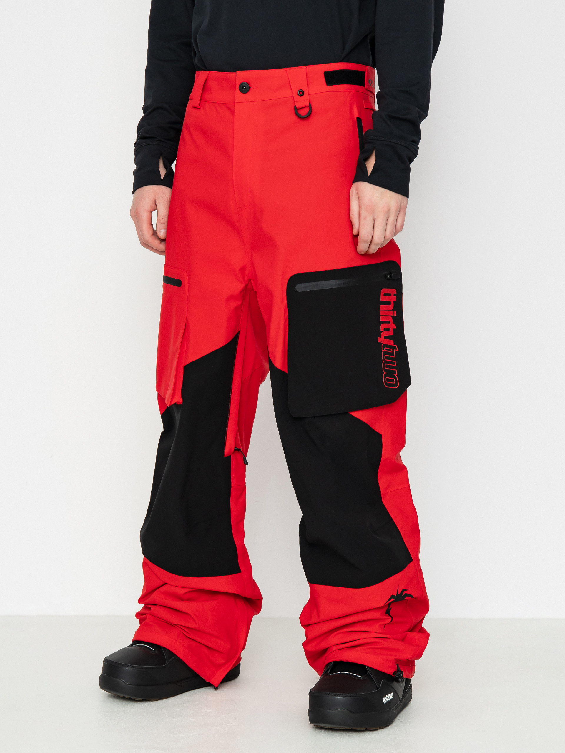 Pánské Snowboardové kalhoty ThirtyTwo Springbreak Tm (red/black)