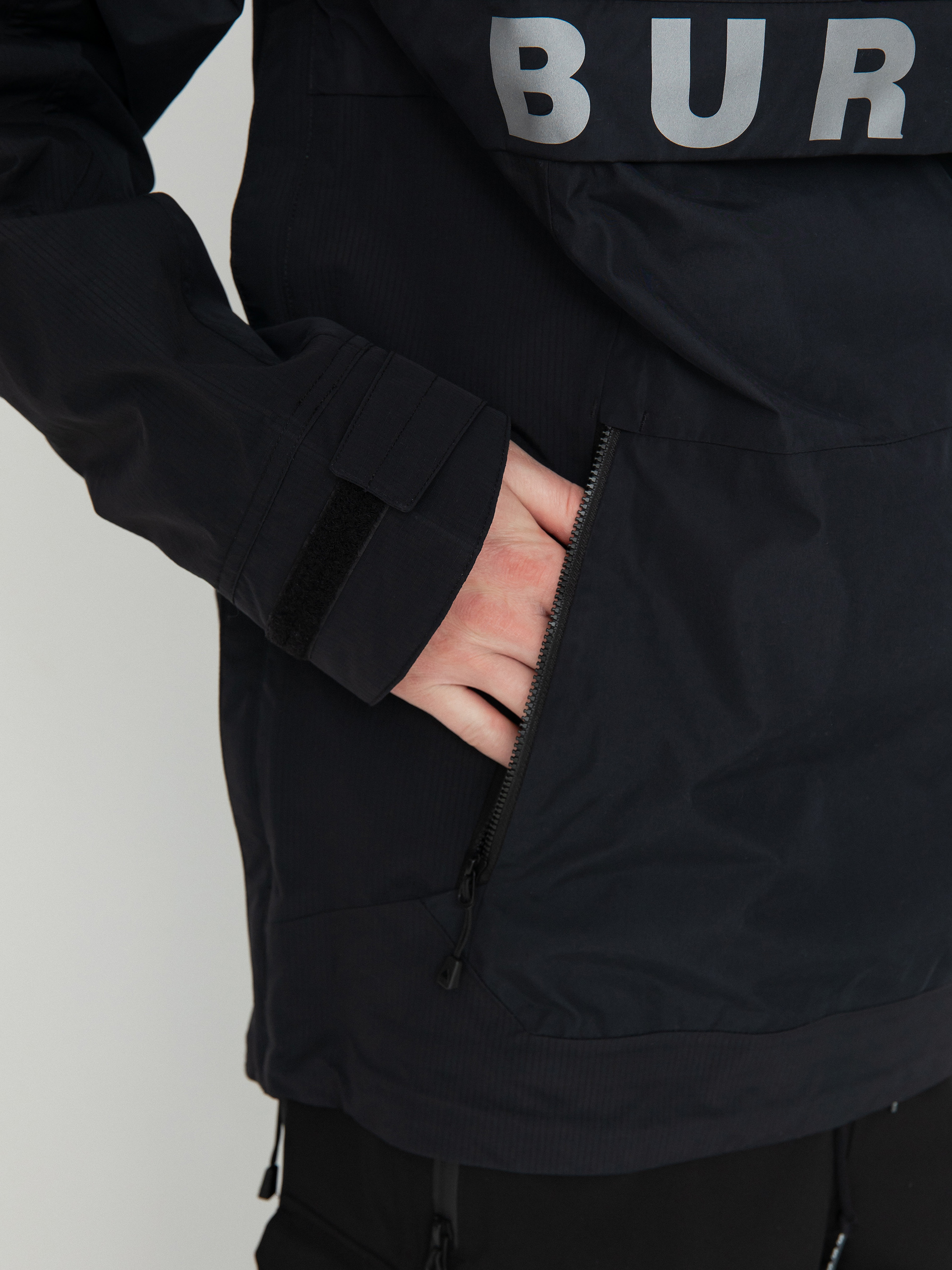 Pánská Snowboardová bunda Burton Frostner 2L Anorak (true black)