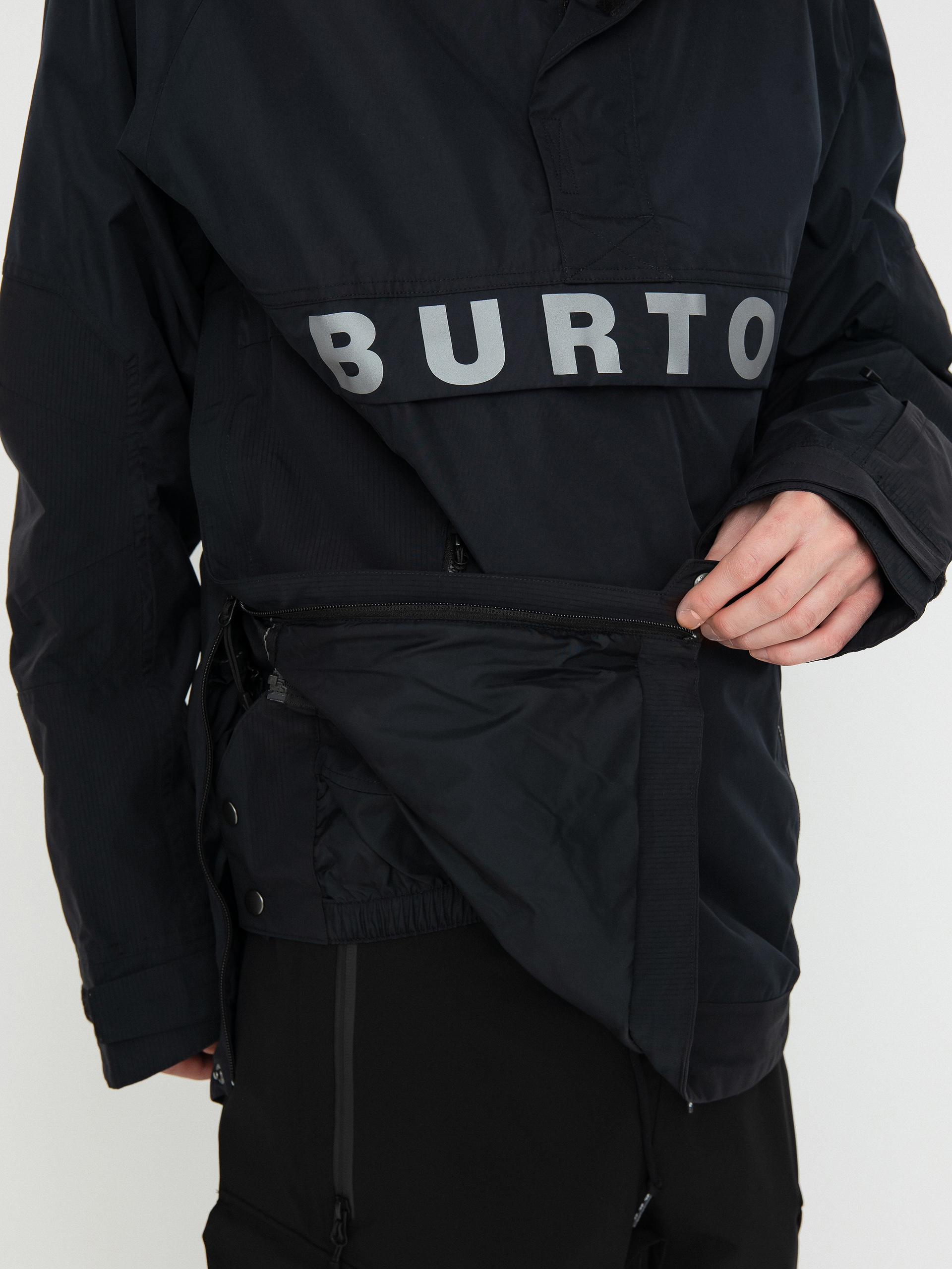 Pánská Snowboardová bunda Burton Frostner 2L Anorak (true black)