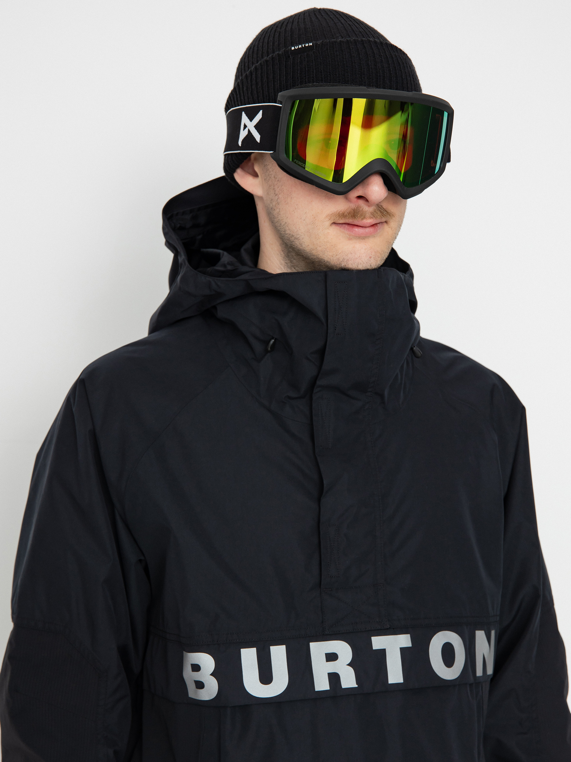 Pánská Snowboardová bunda Burton Frostner 2L Anorak (true black)