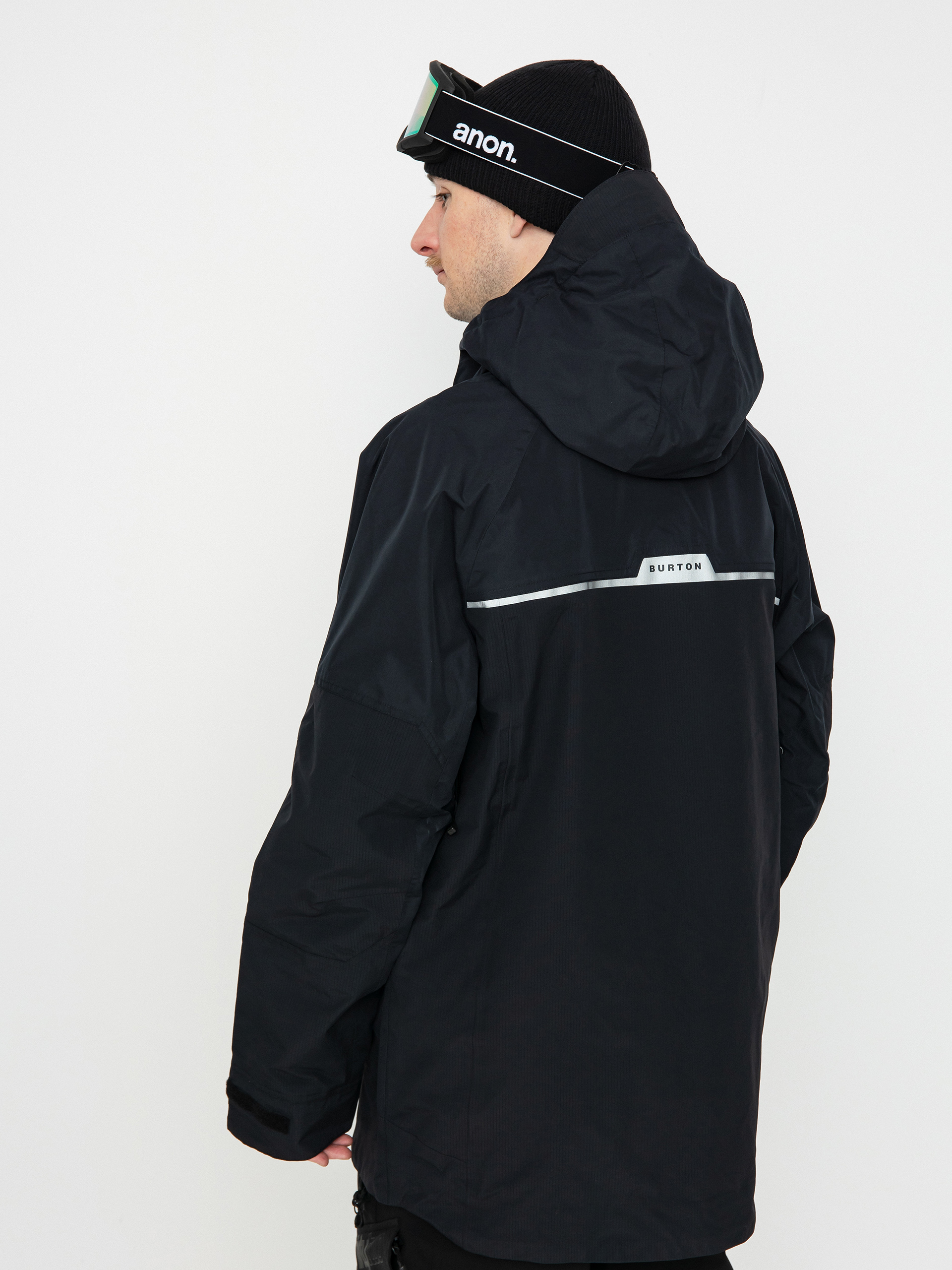 Pánská Snowboardová bunda Burton Frostner 2L Anorak (true black)