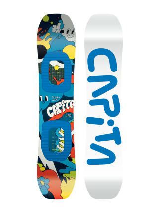 Snowboard Capita Micro Mini JR (white/blue)