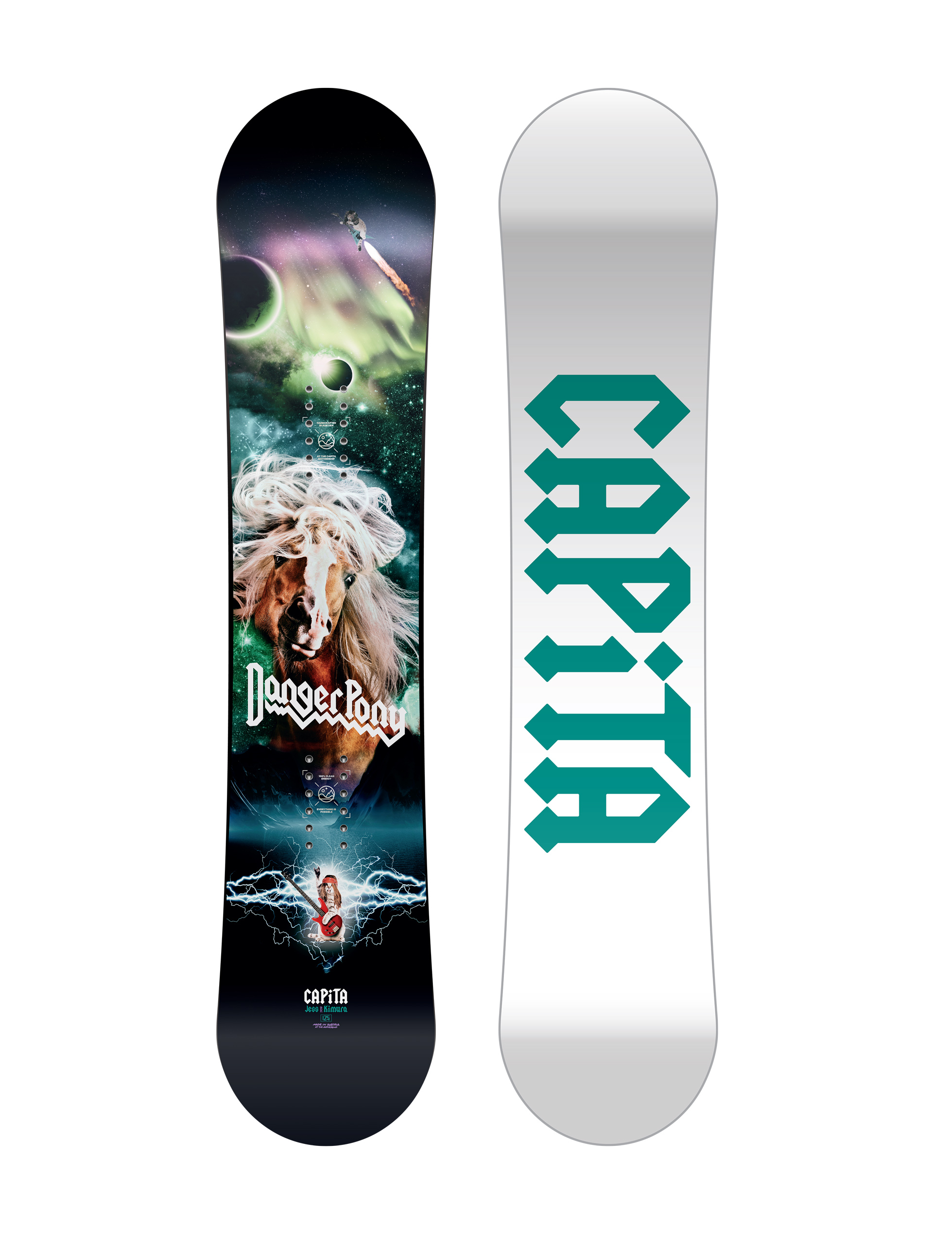 Snowboard Capita Jess Kimura Mini JR (colour 1/white/teal)