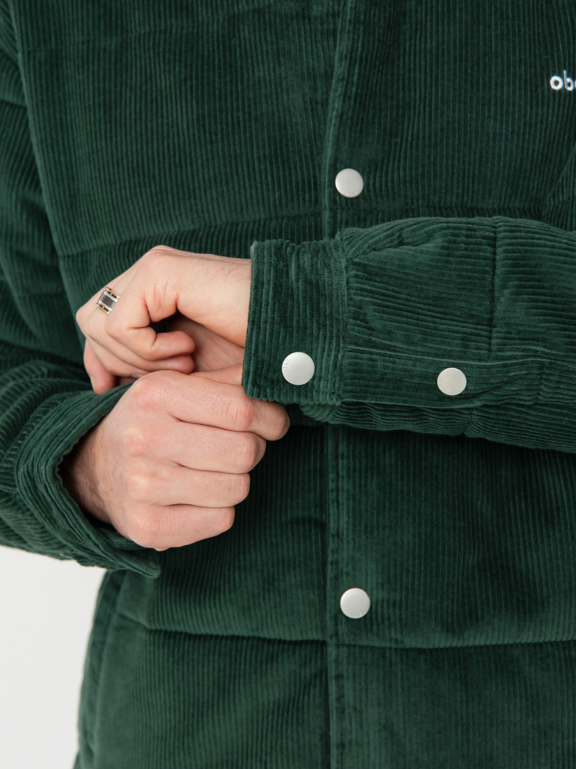 Bunda OBEY Grand Cord (dark cedar)