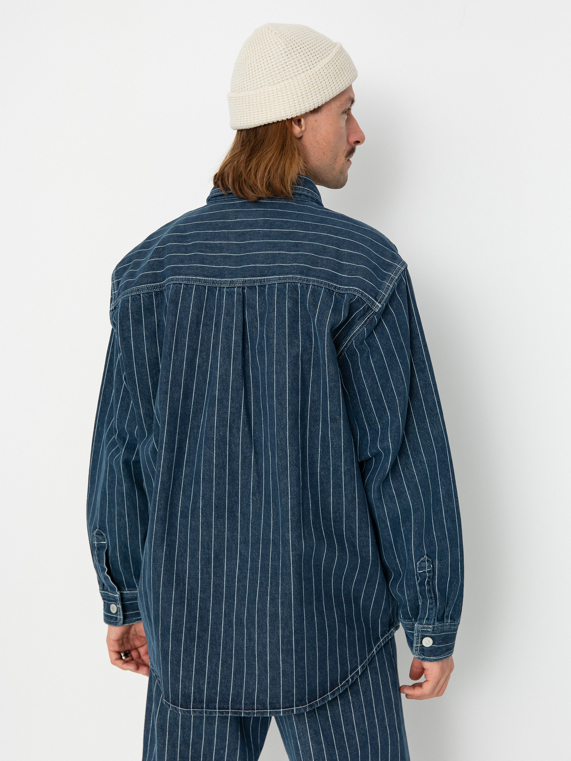 Košile Carhartt WIP Orlean (orlean stripe/blue/white)