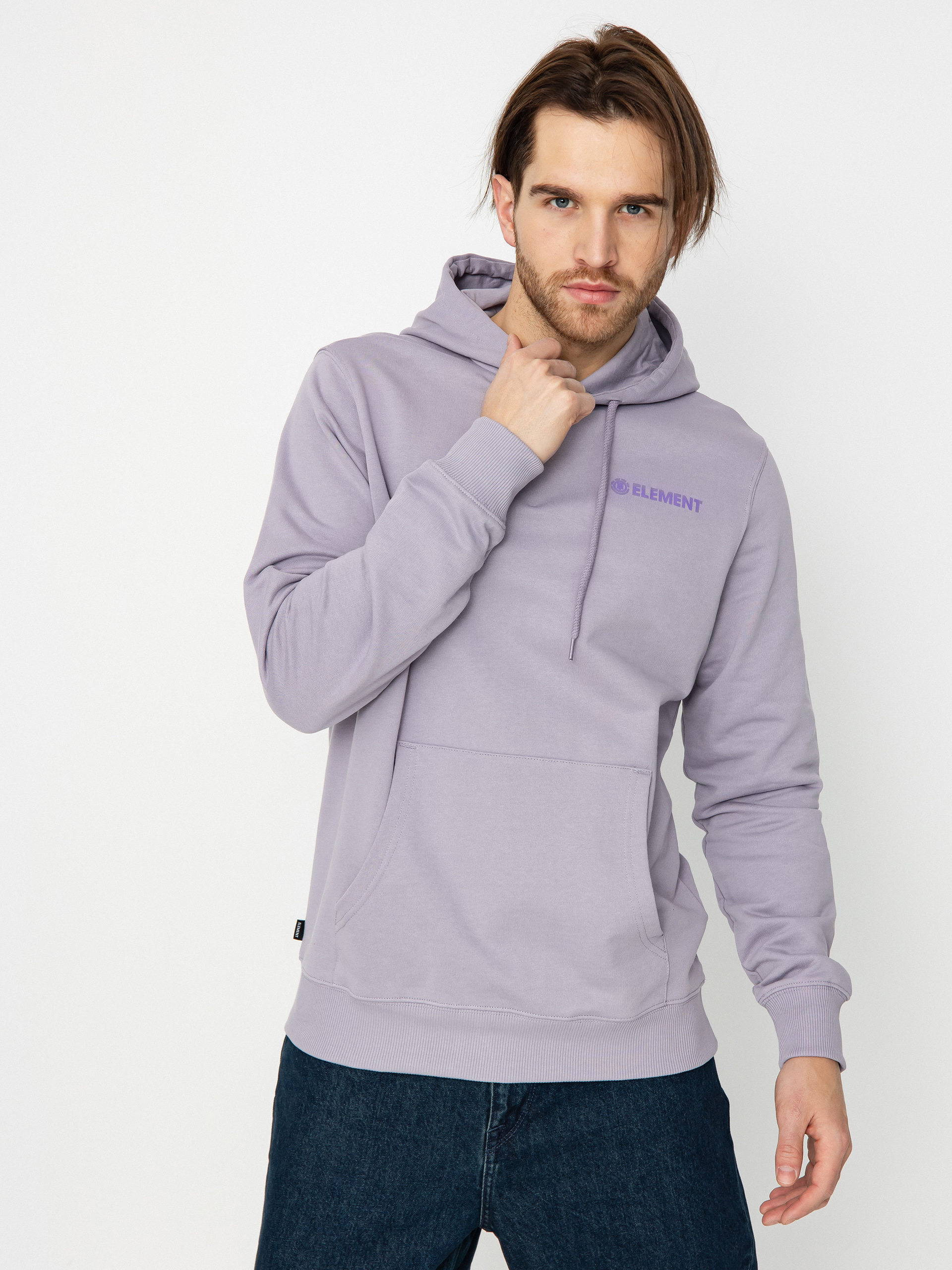 Mikina s kapucí Element Blazin Chest HD (lavender gray)