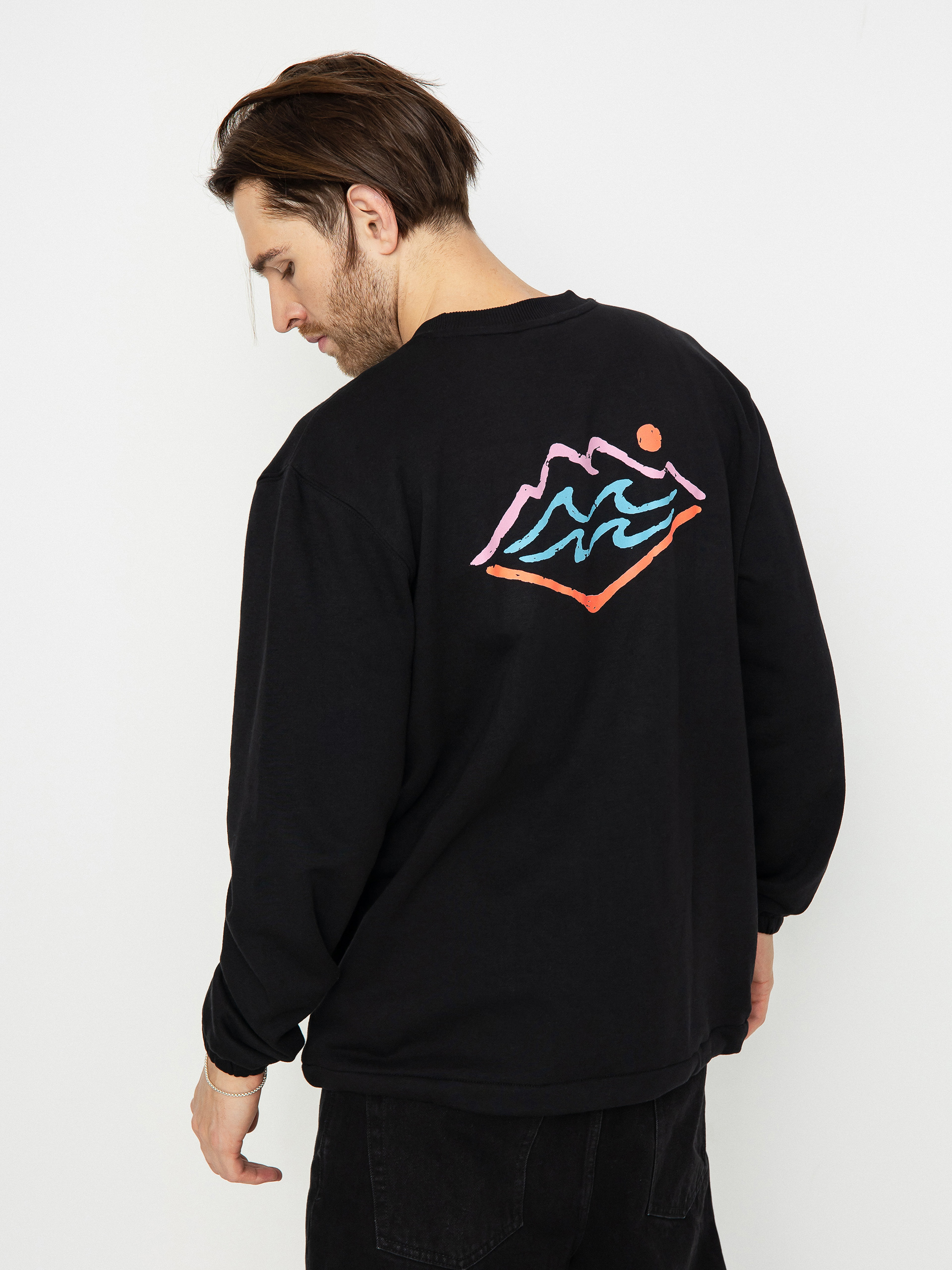 Mikina Billabong Compass Crew (black)