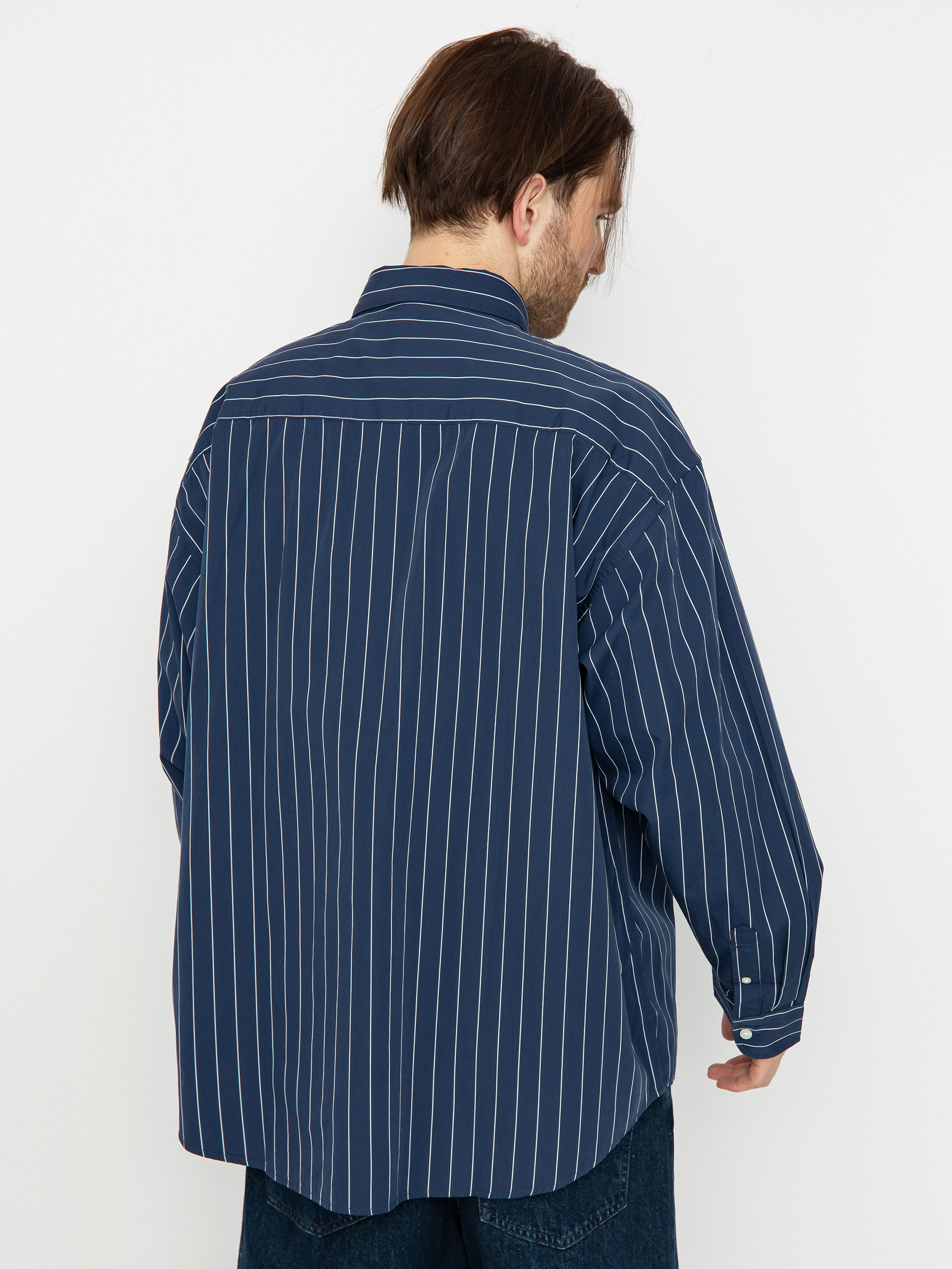 Košile Carhartt WIP Orlean (orlean stripe/blue/white)