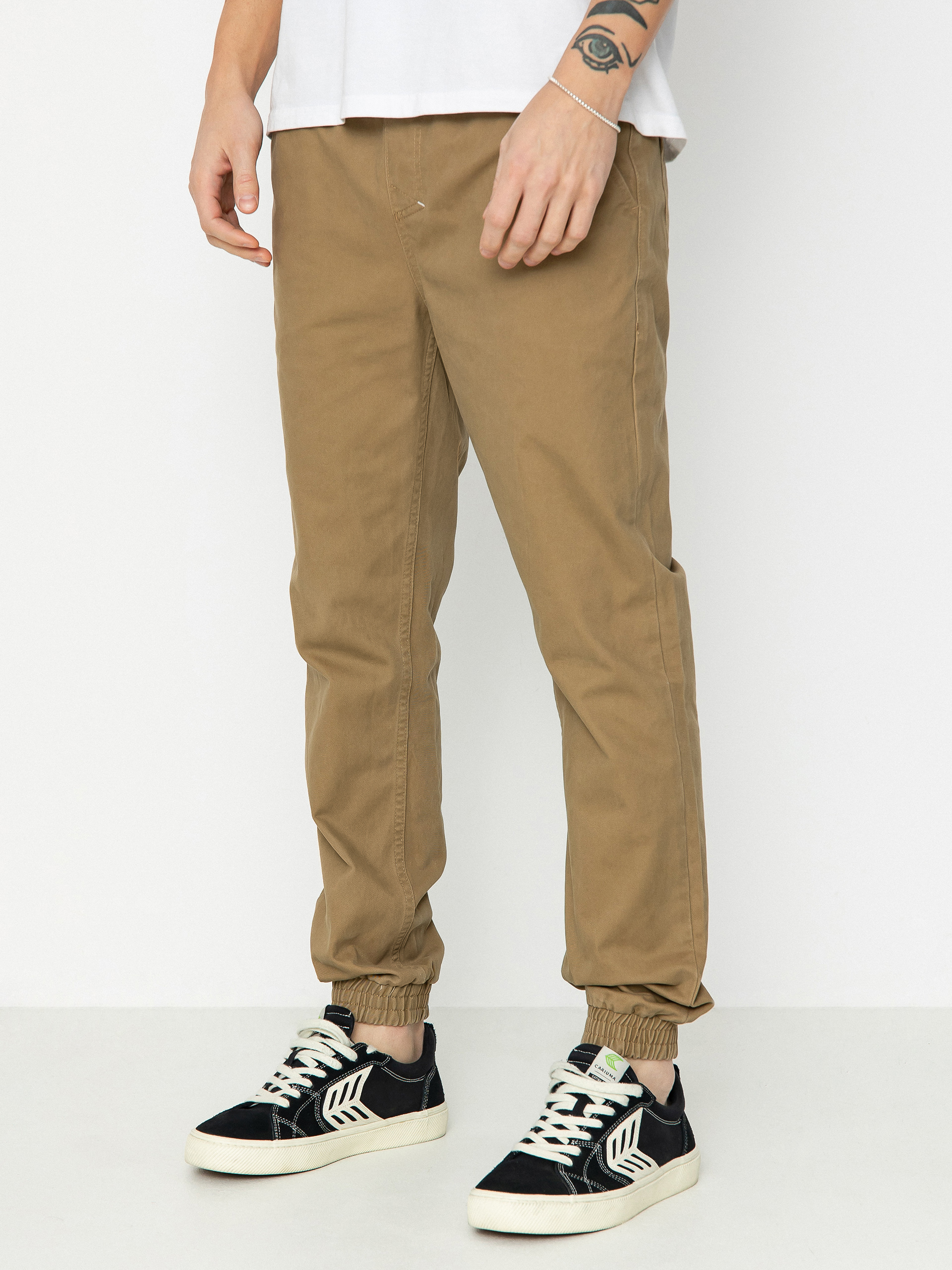 Kalhoty MassDnm Signature Jogger (beige)