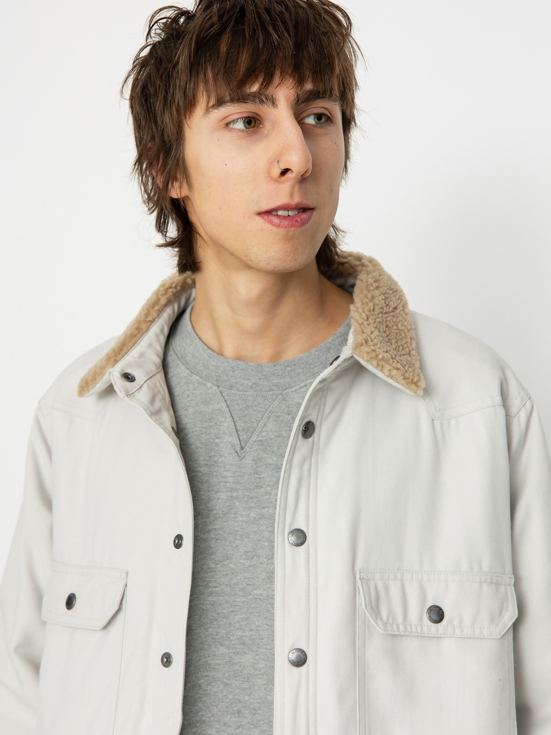 Bunda Nike SB Padded Flannel (light bone/khaki)