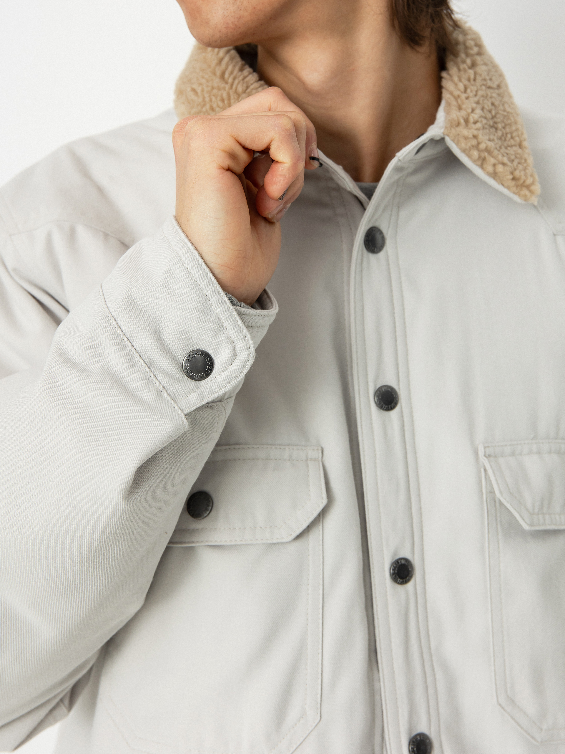 Bunda Nike SB Padded Flannel (light bone/khaki)