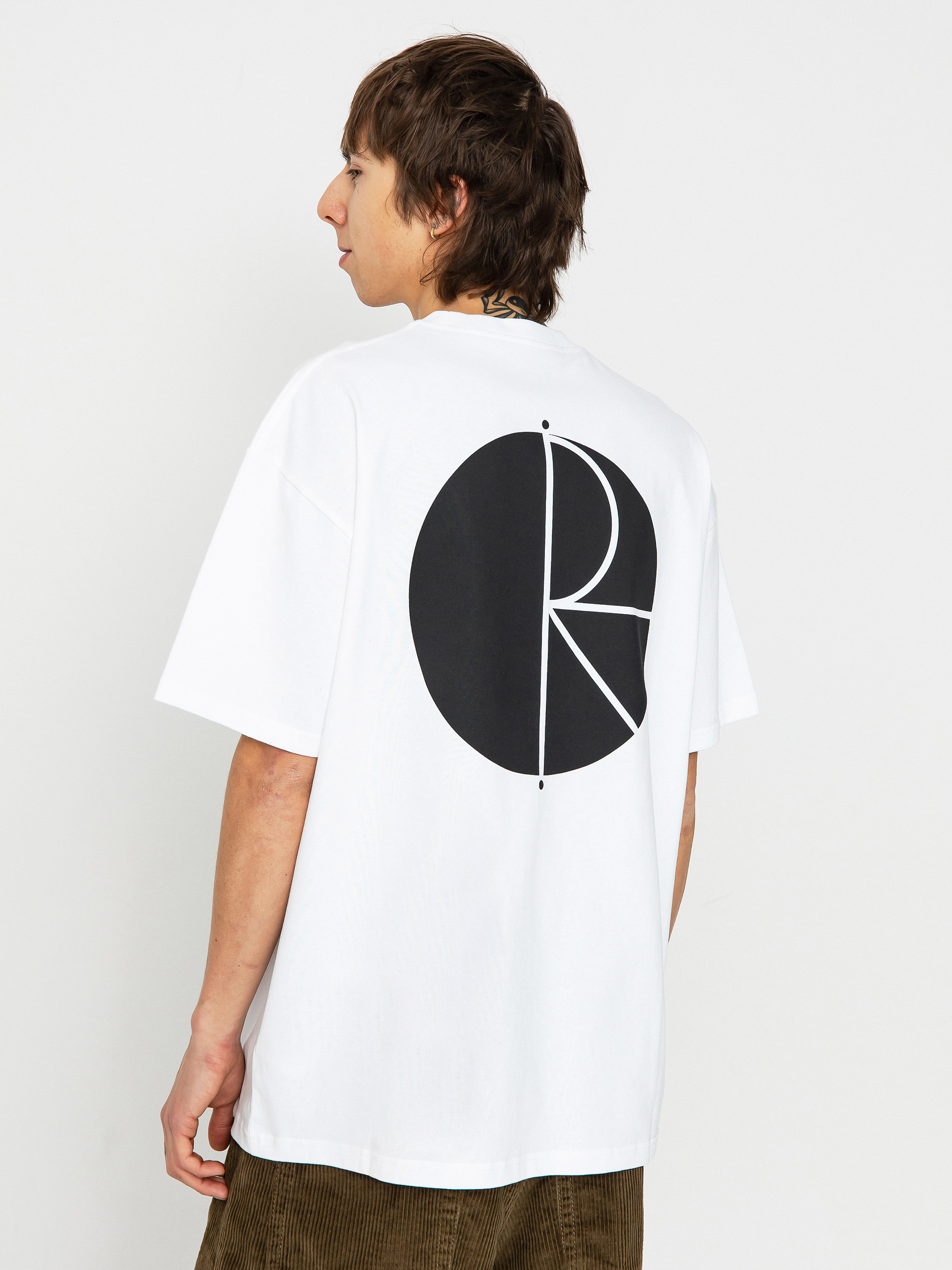 Tričko Polar Skate Fill Logo (white)
