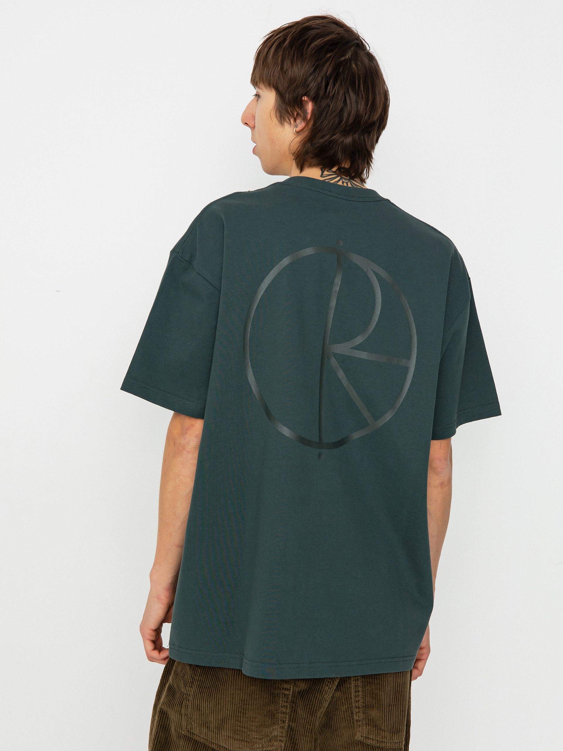 Tričko Polar Skate Stroke Logo (green)