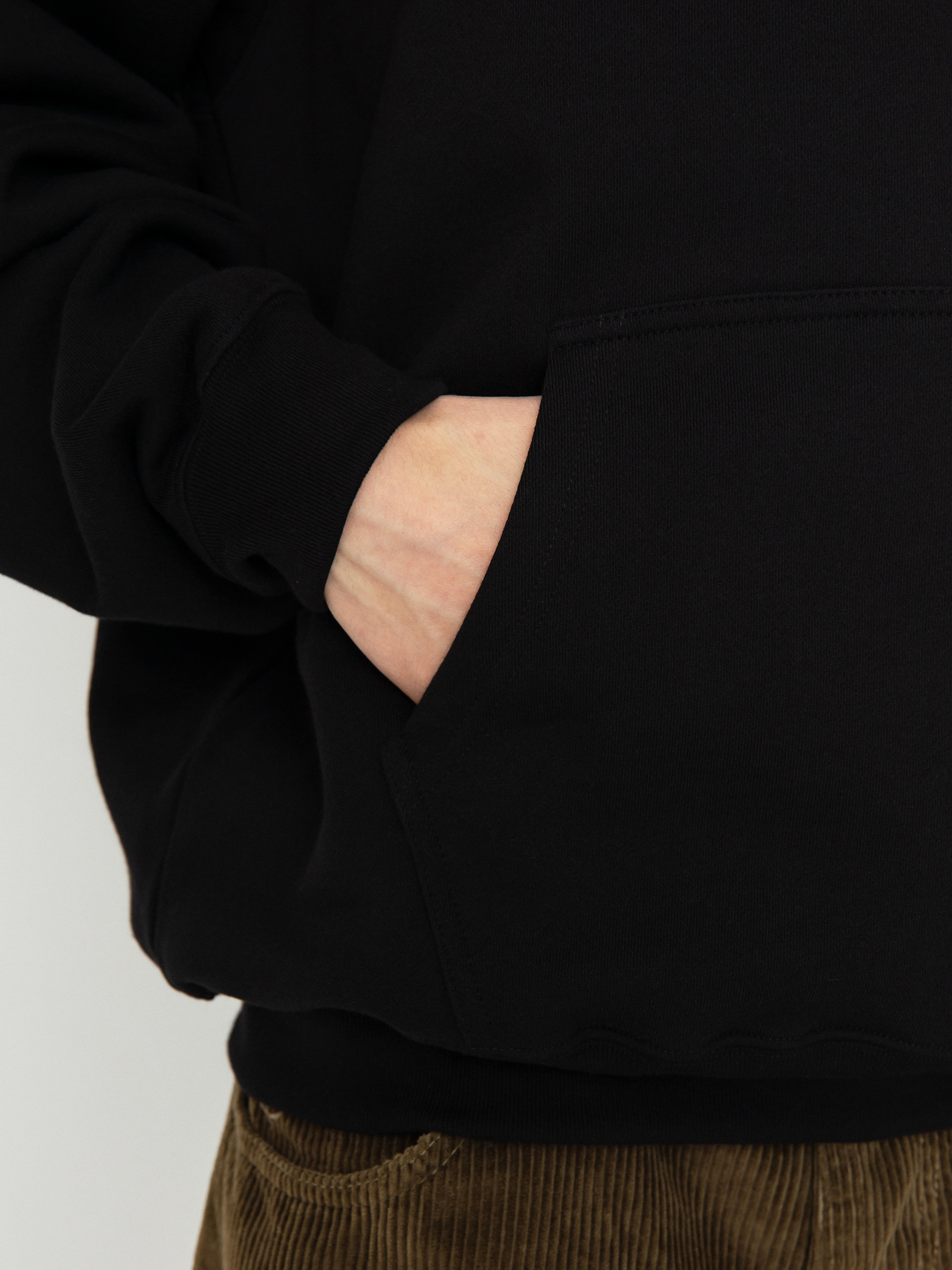 Mikina s kapucí Polar Skate Hijack Dave HD (black)