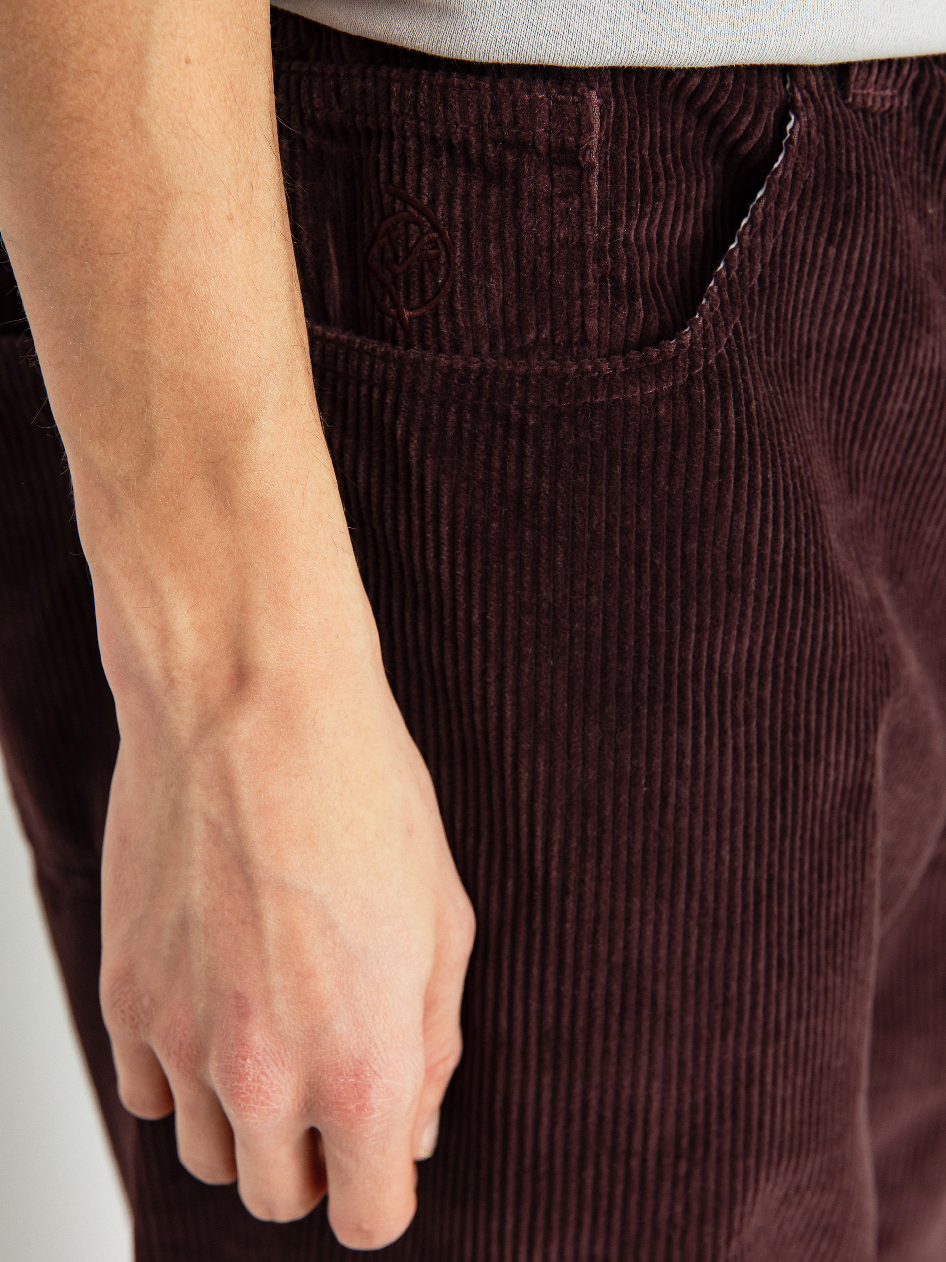 Kalhoty Polar Skate Big Boy Cords (bordeaux)