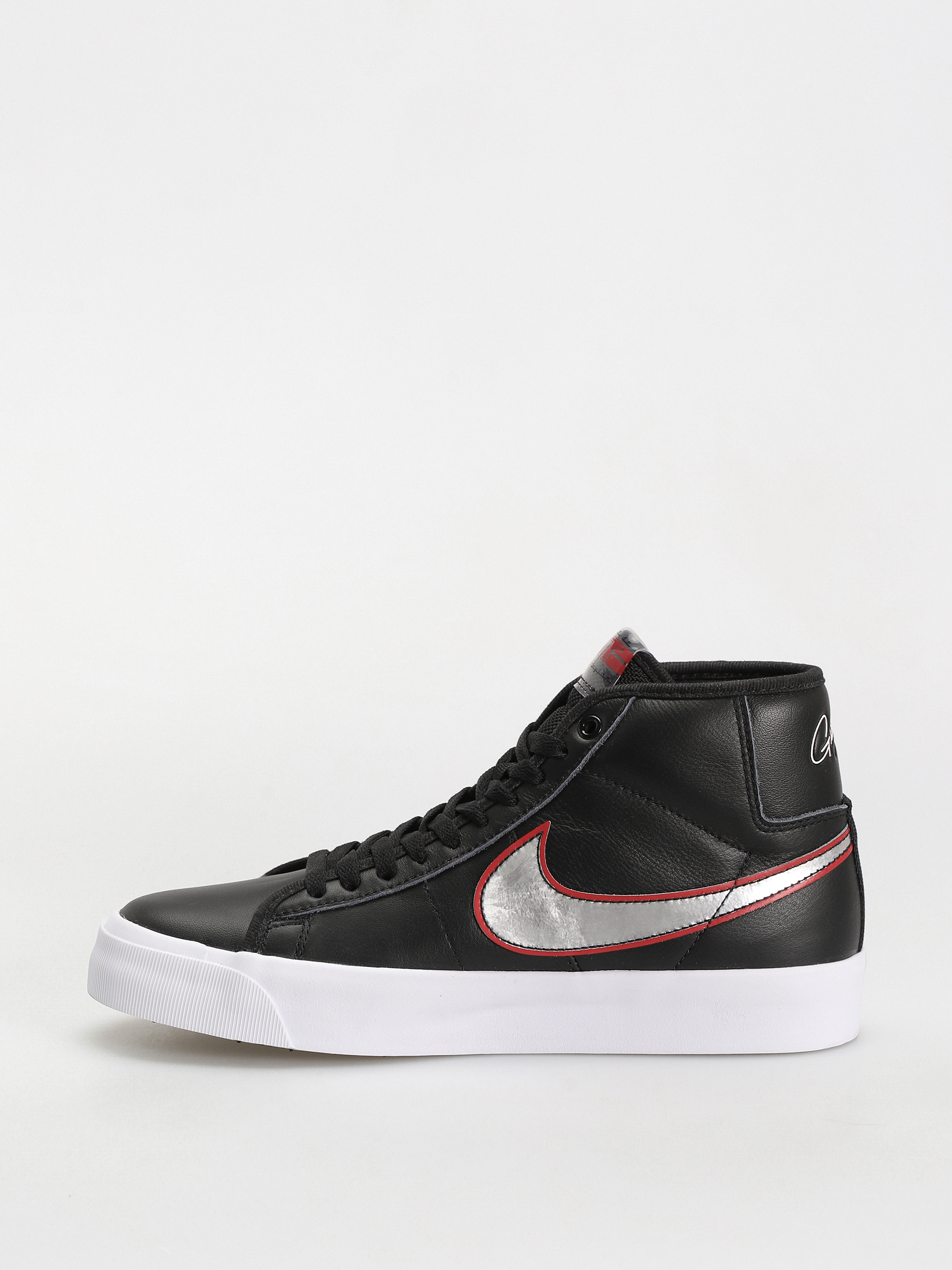 Boty Nike SB Zoom Blazer Mid Pro GT (black/metallic silver university red)