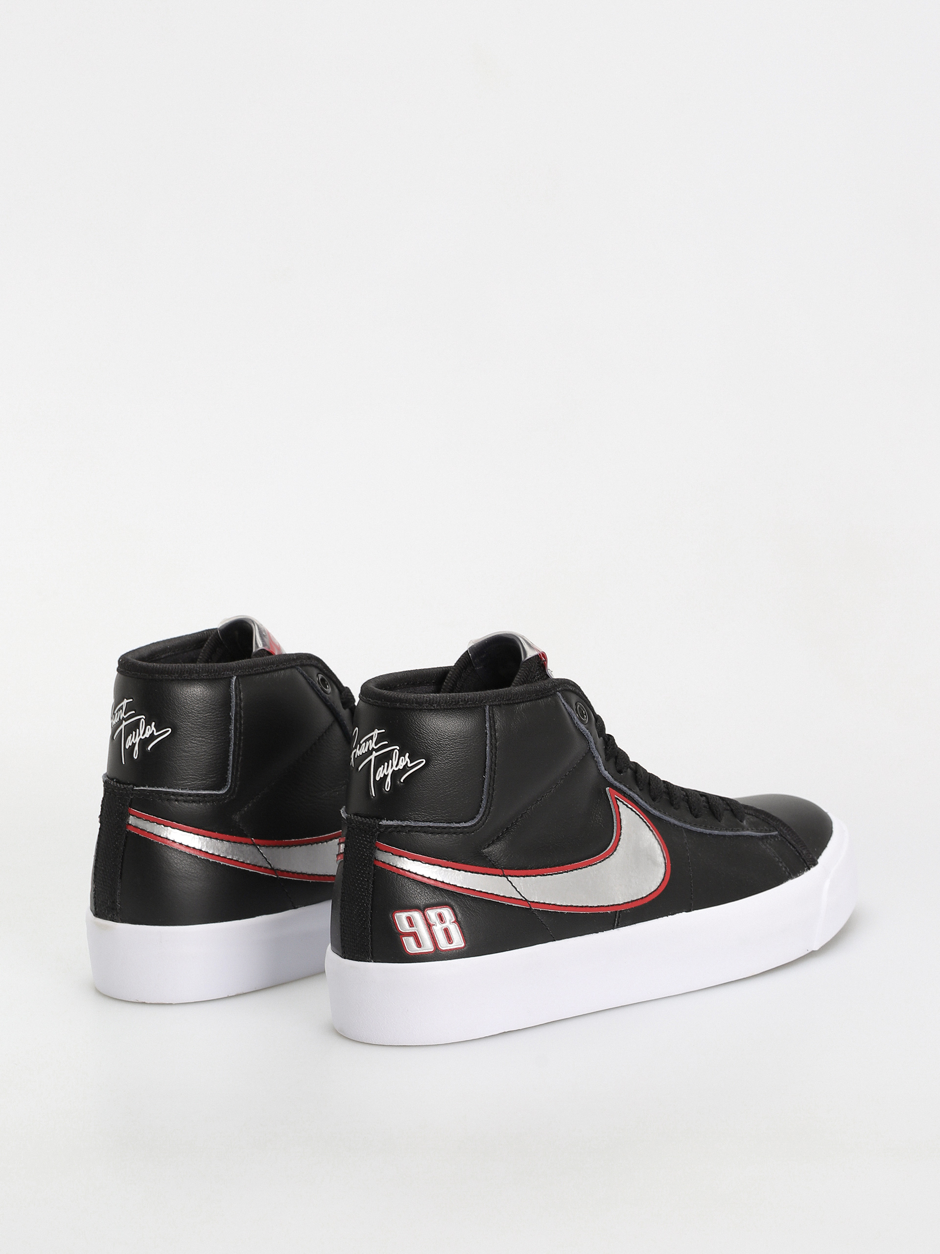 Boty Nike SB Zoom Blazer Mid Pro GT (black/metallic silver university red)