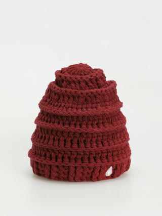 Čepice Volcom Rav Crochet Knit (maroon)